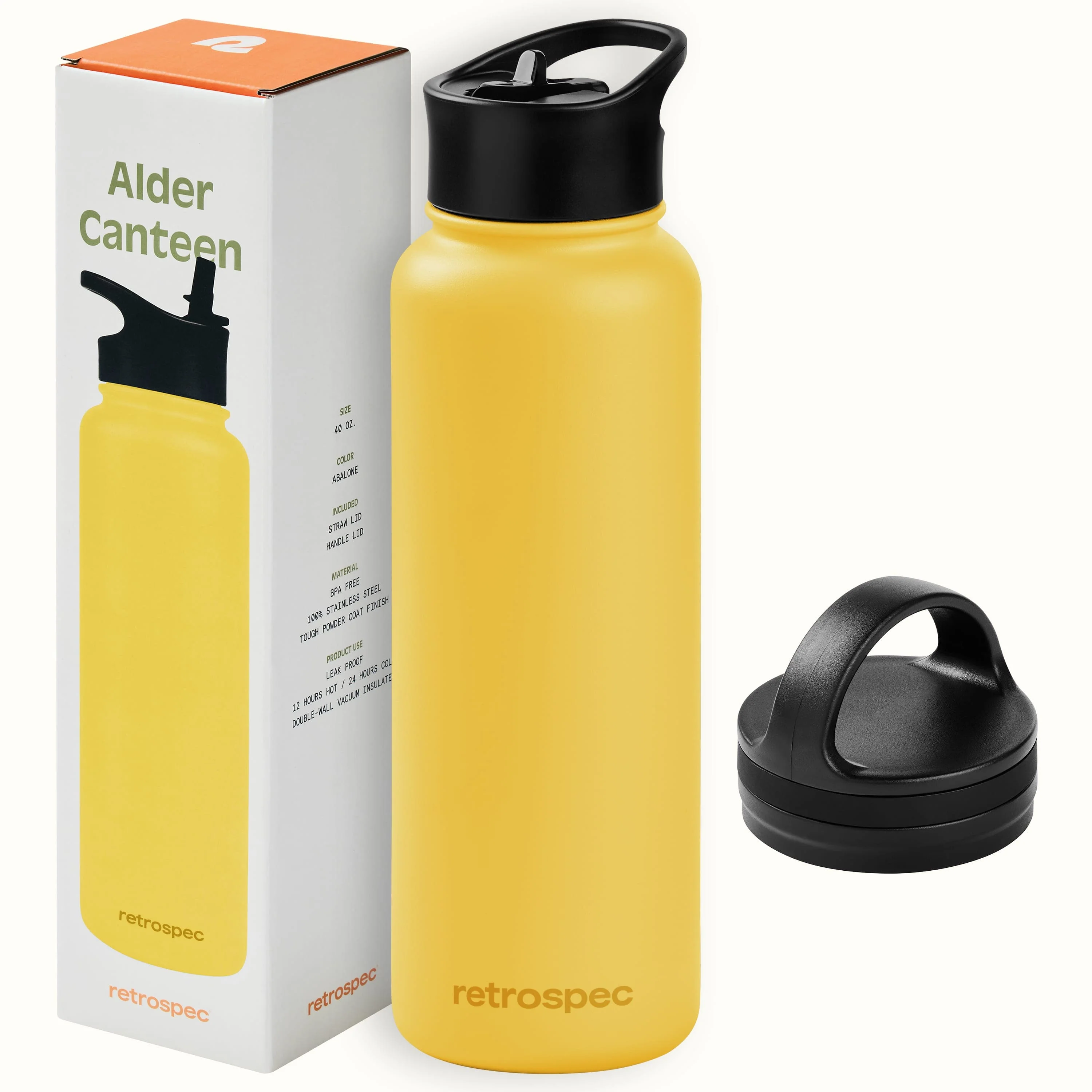 Alder Insulated Stainless Steel Water Bottle - Image 36