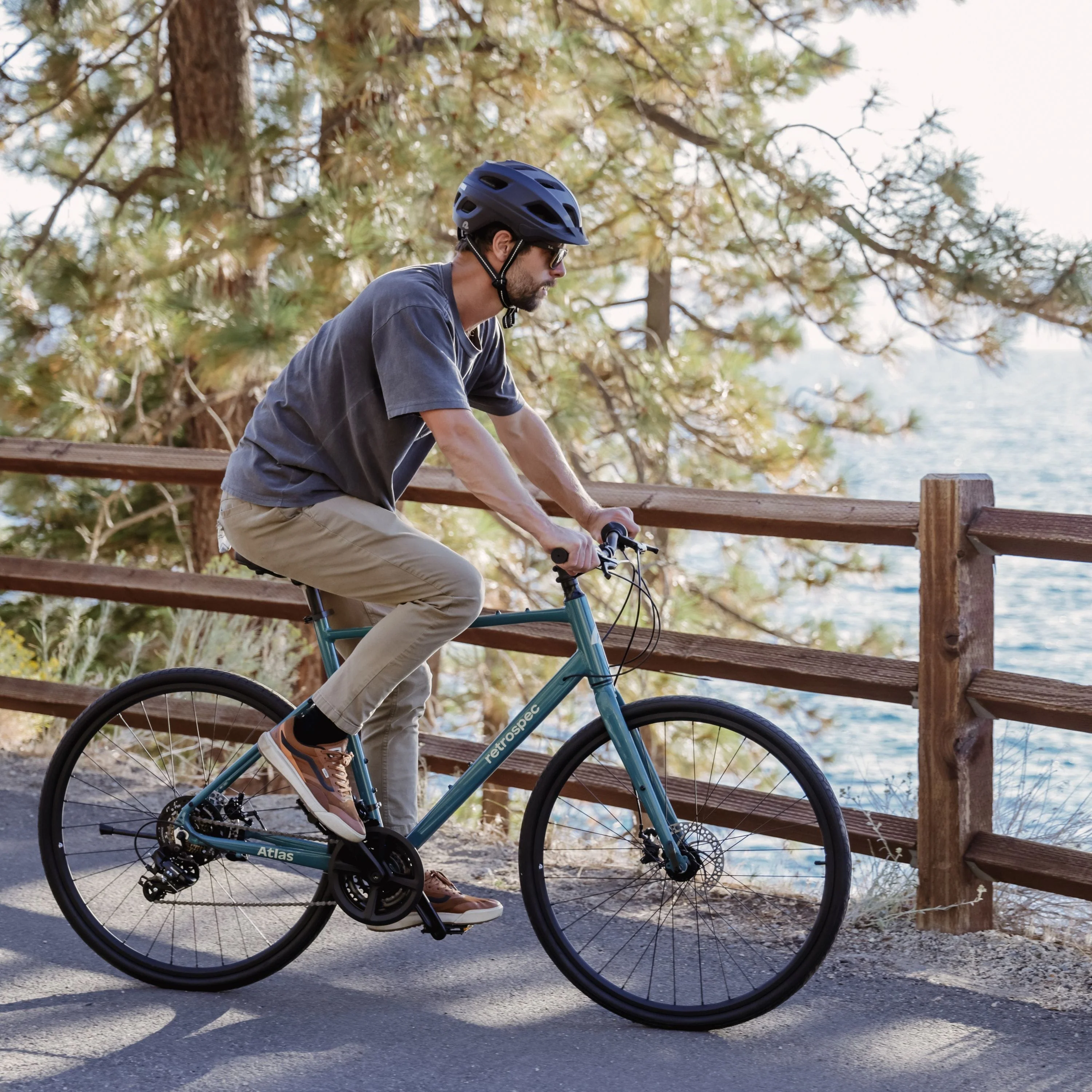 Atlas Fitness Hybrid Bike - 21 Speed - Image 7