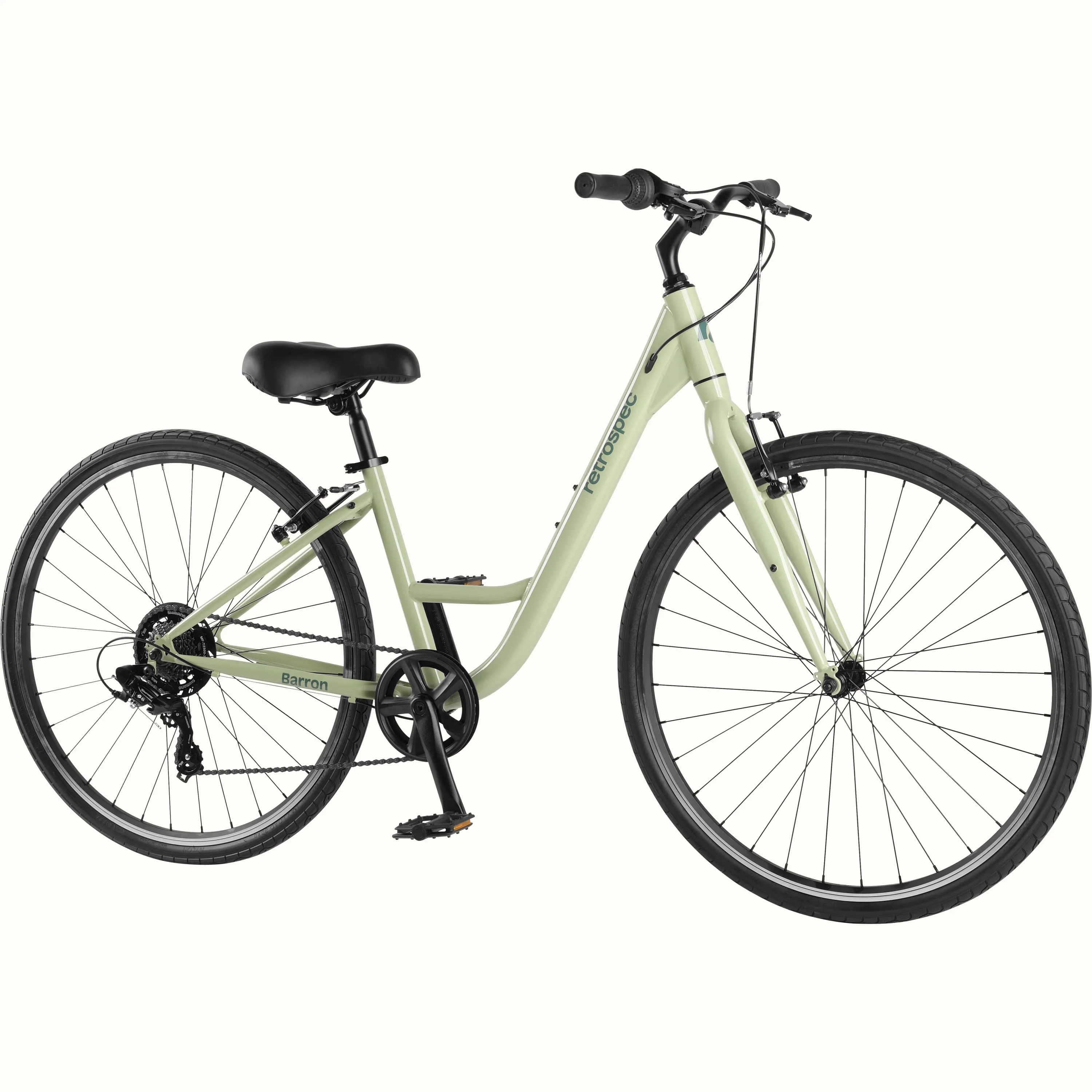 Barron Comfort Hybrid Bike - Step Through 7 Speed - Image 10