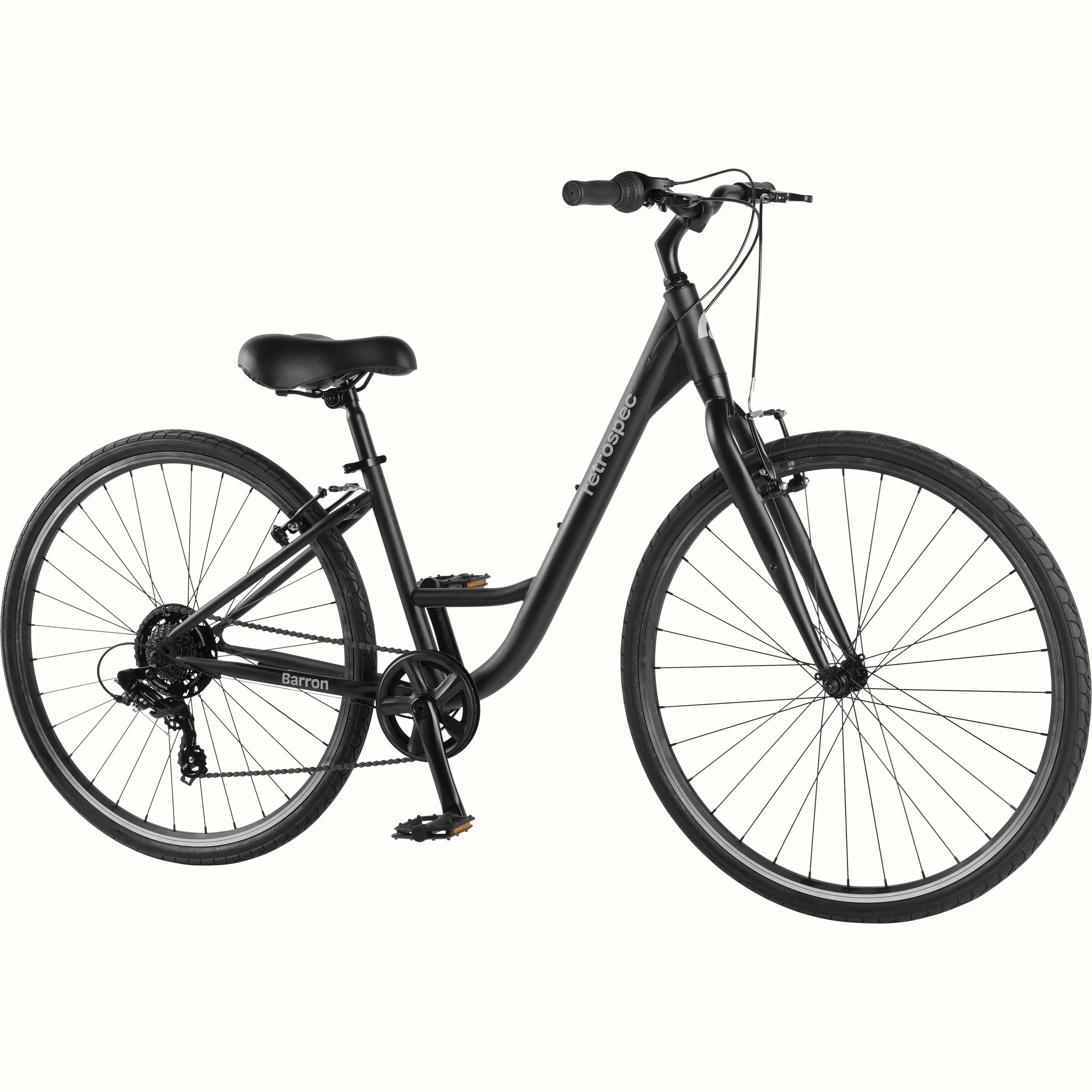 Barron Comfort Hybrid Bike - Step Through 7 Speed - Image 3