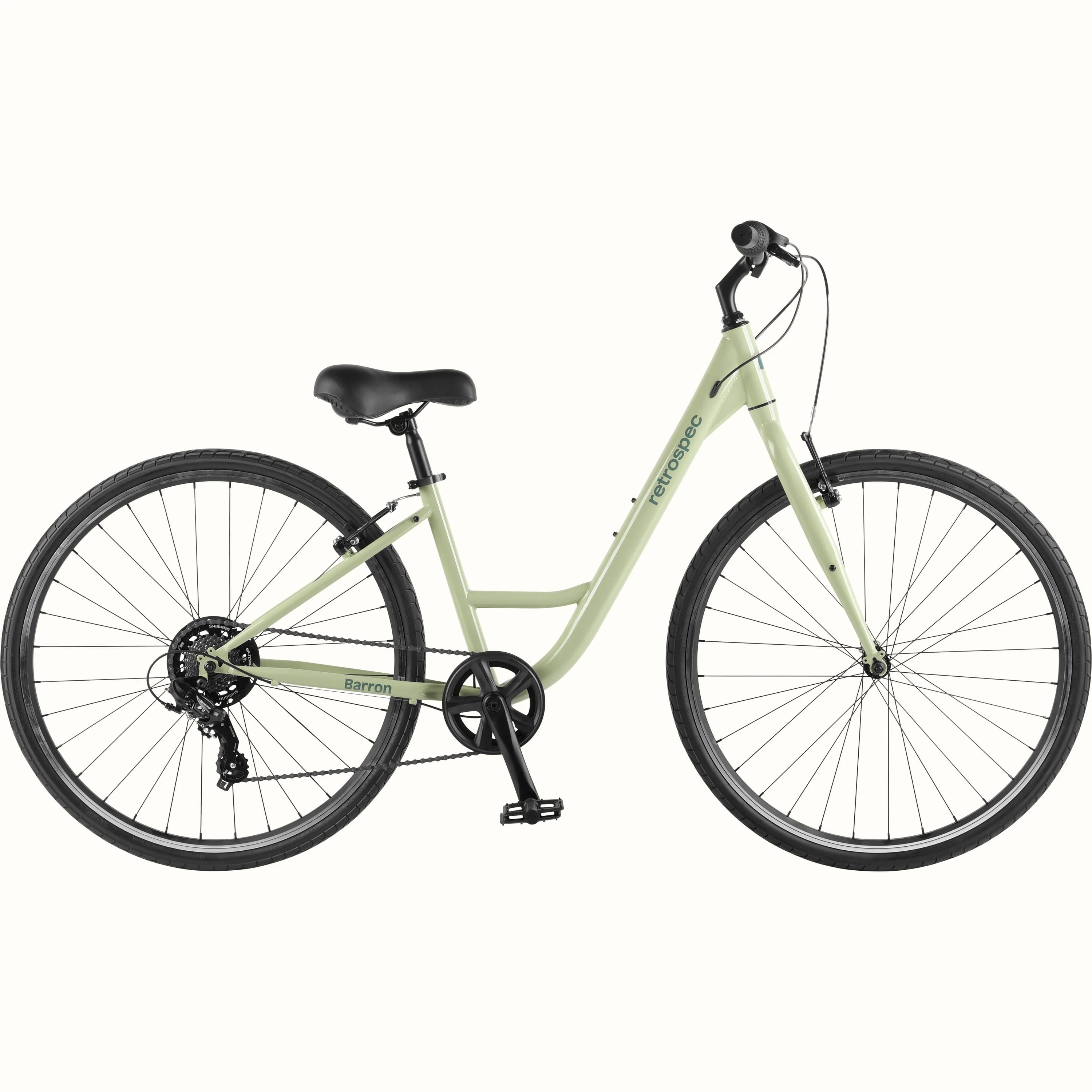 Barron Comfort Hybrid Bike - Step Through 7 Speed - Image 8