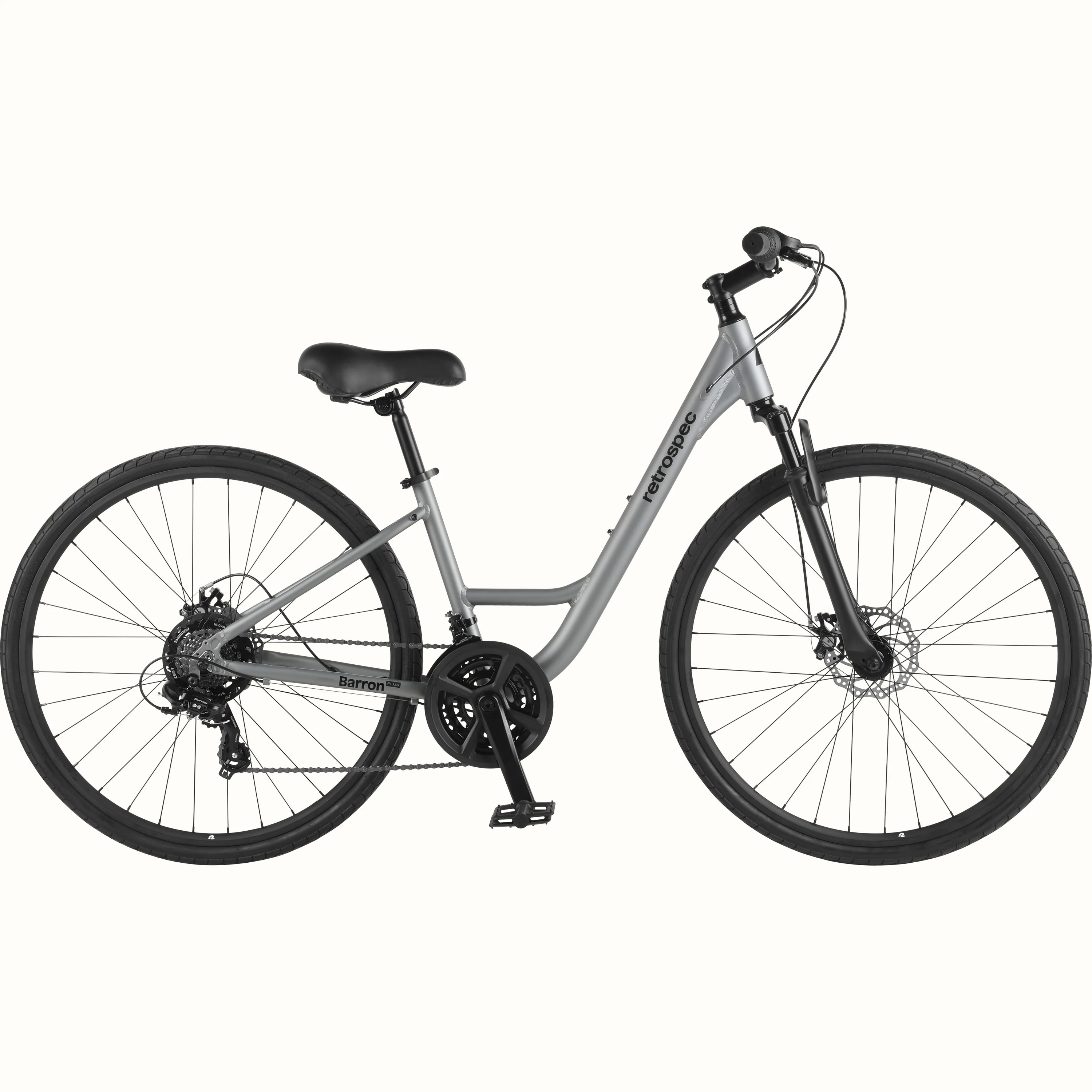 Barron Plus Comfort Hybrid Bike - 21 Speed - Step Through - Image 5