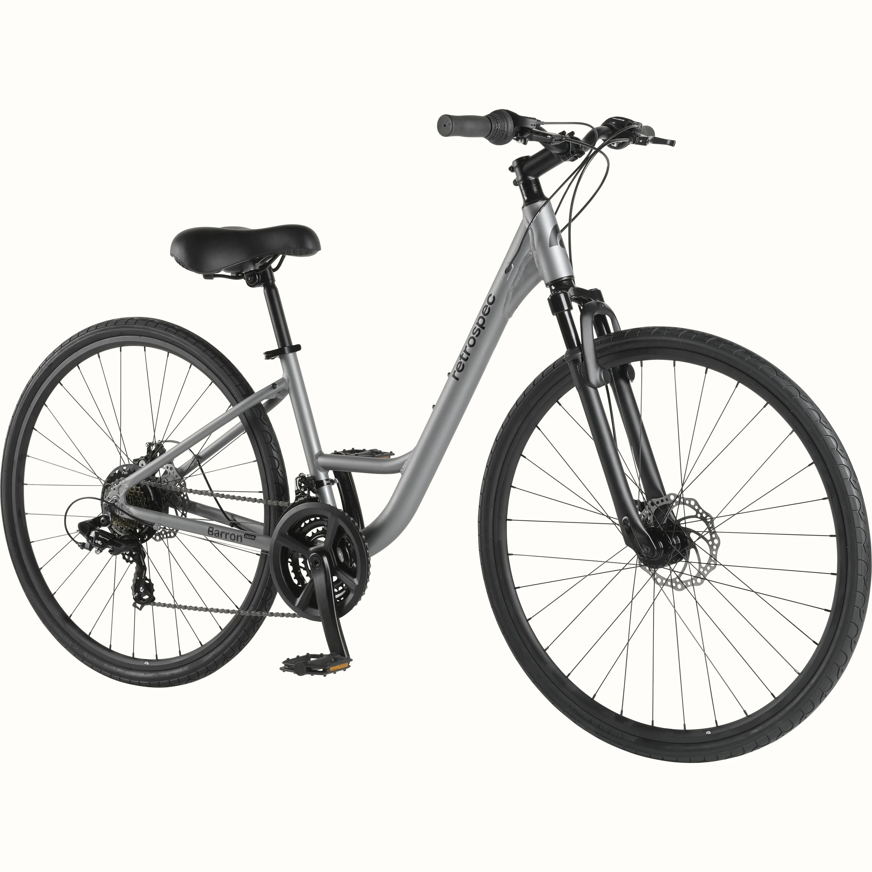 Barron Plus Comfort Hybrid Bike - 21 Speed - Step Through - Image 6