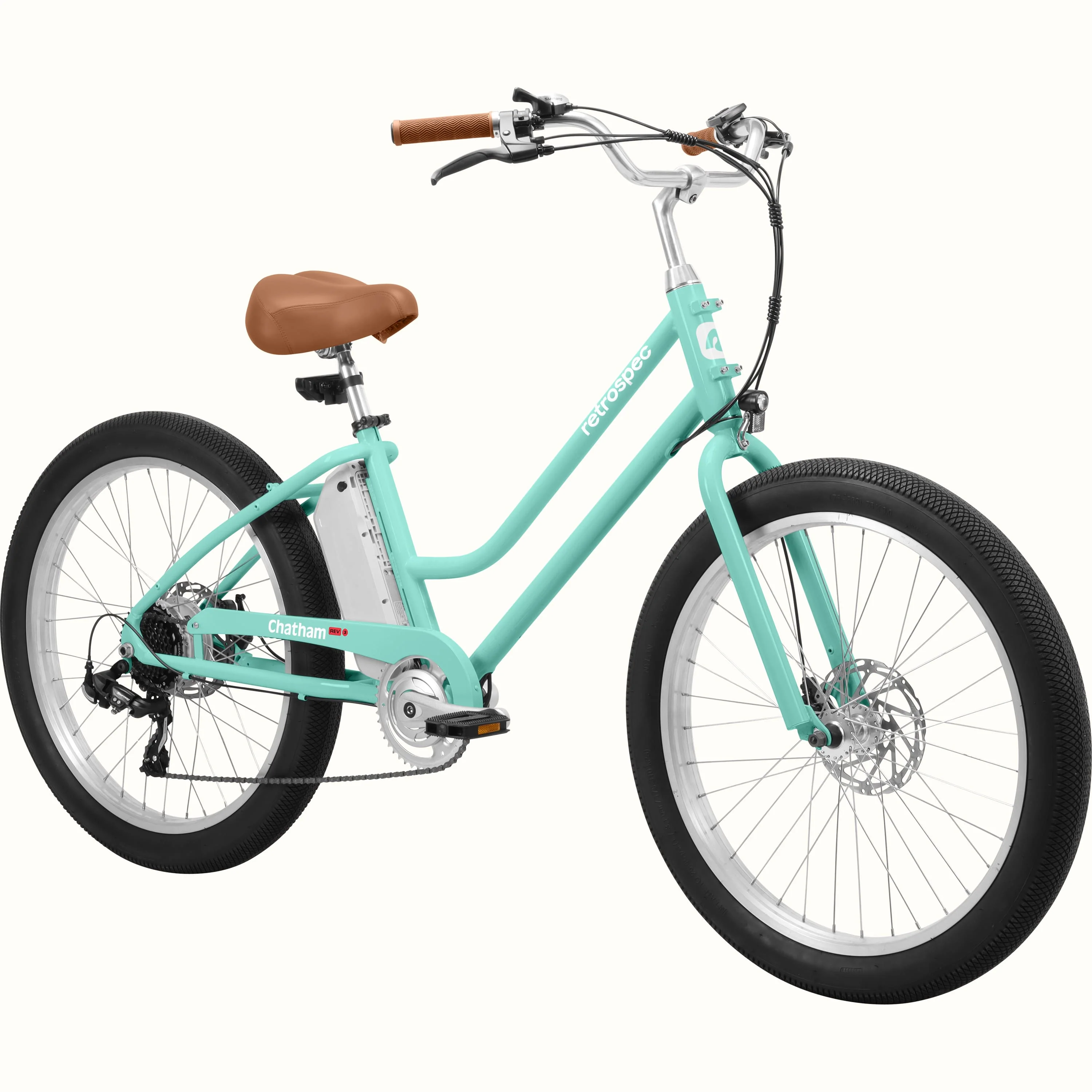 Chatham Rev 3 Beach Cruiser Electric Bike - Step Through - Image 3