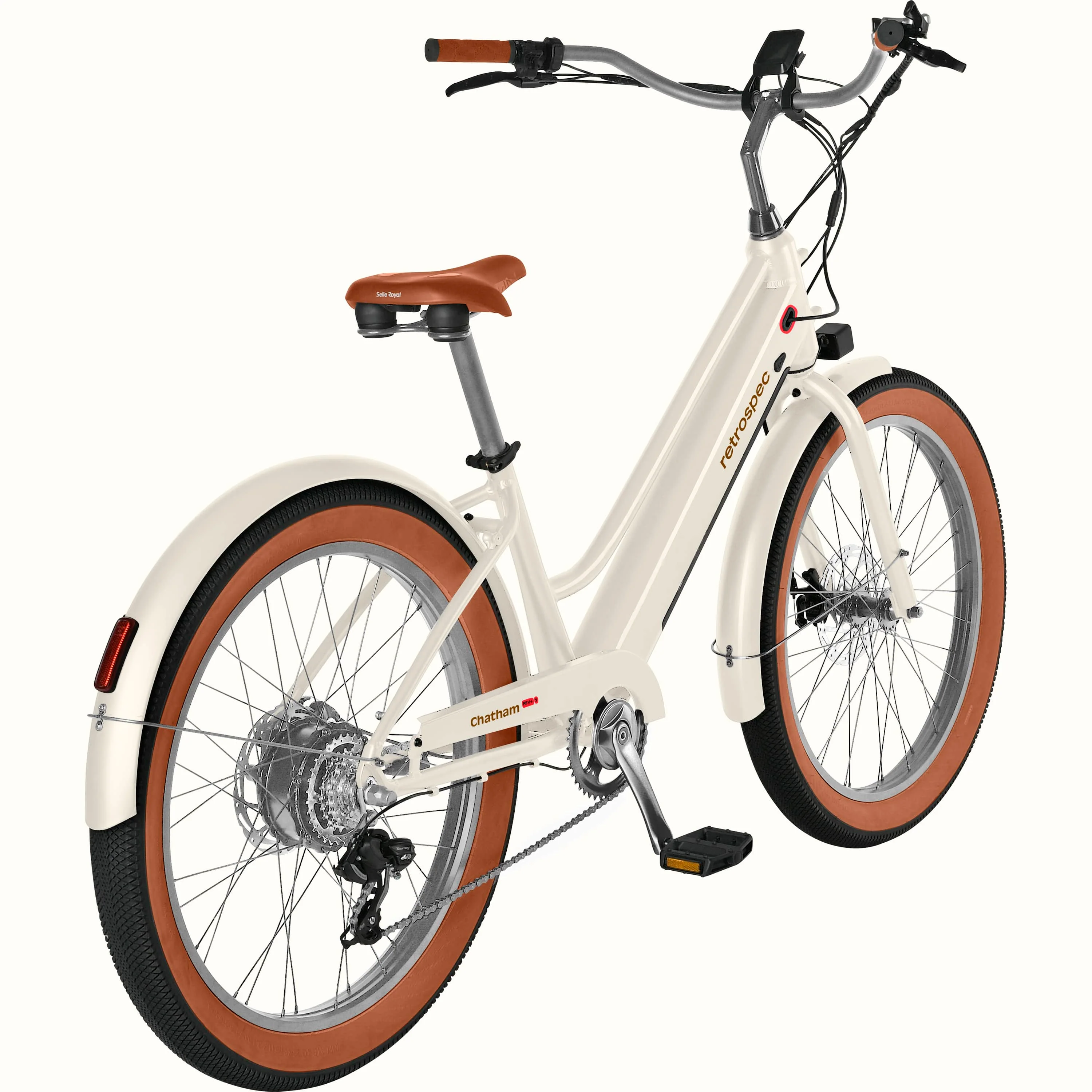 Chatham Rev+ 2 Beach Cruiser Electric Bike - Step Through - Image 11