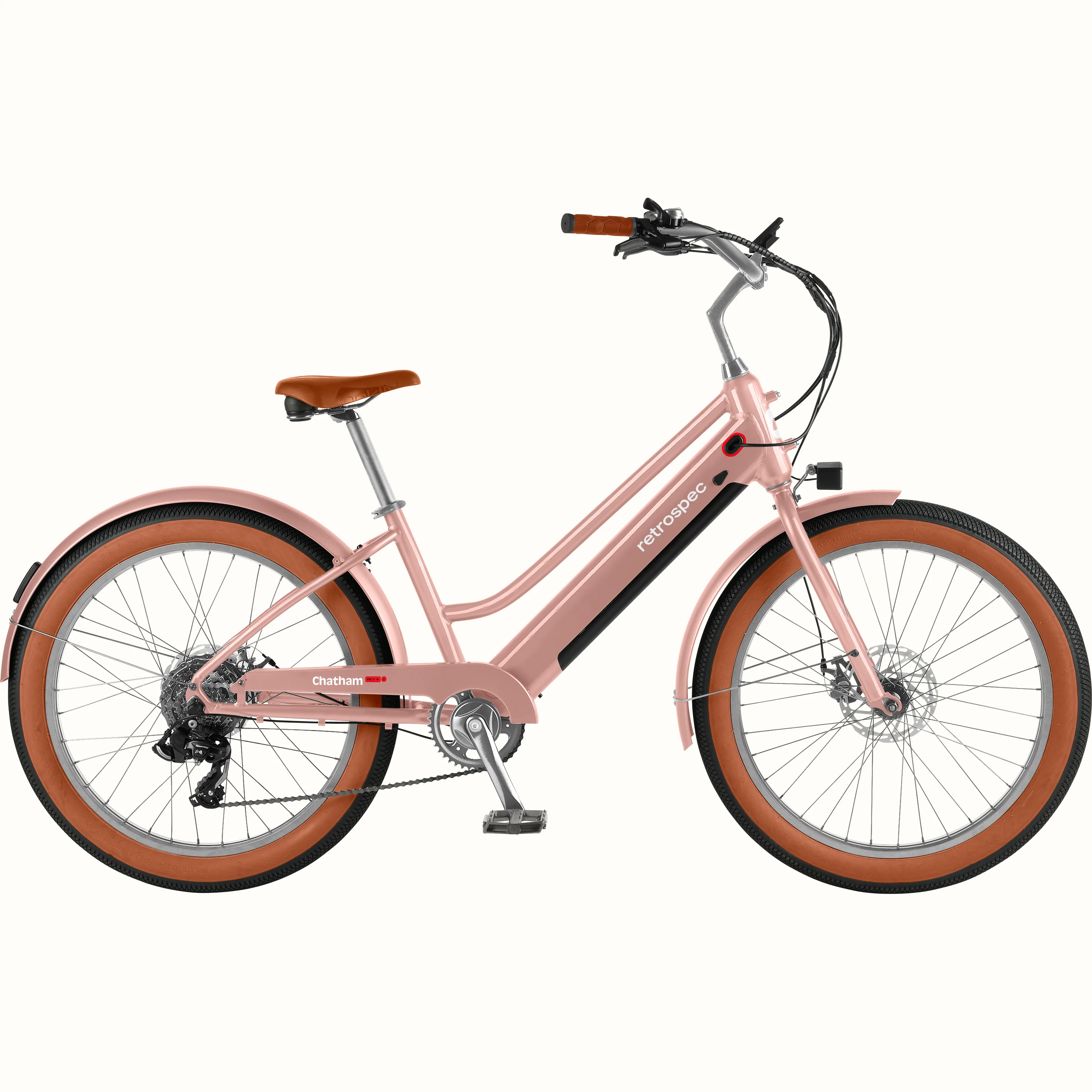 Chatham Rev+ 2 Beach Cruiser Electric Bike - Step Through - Image 13