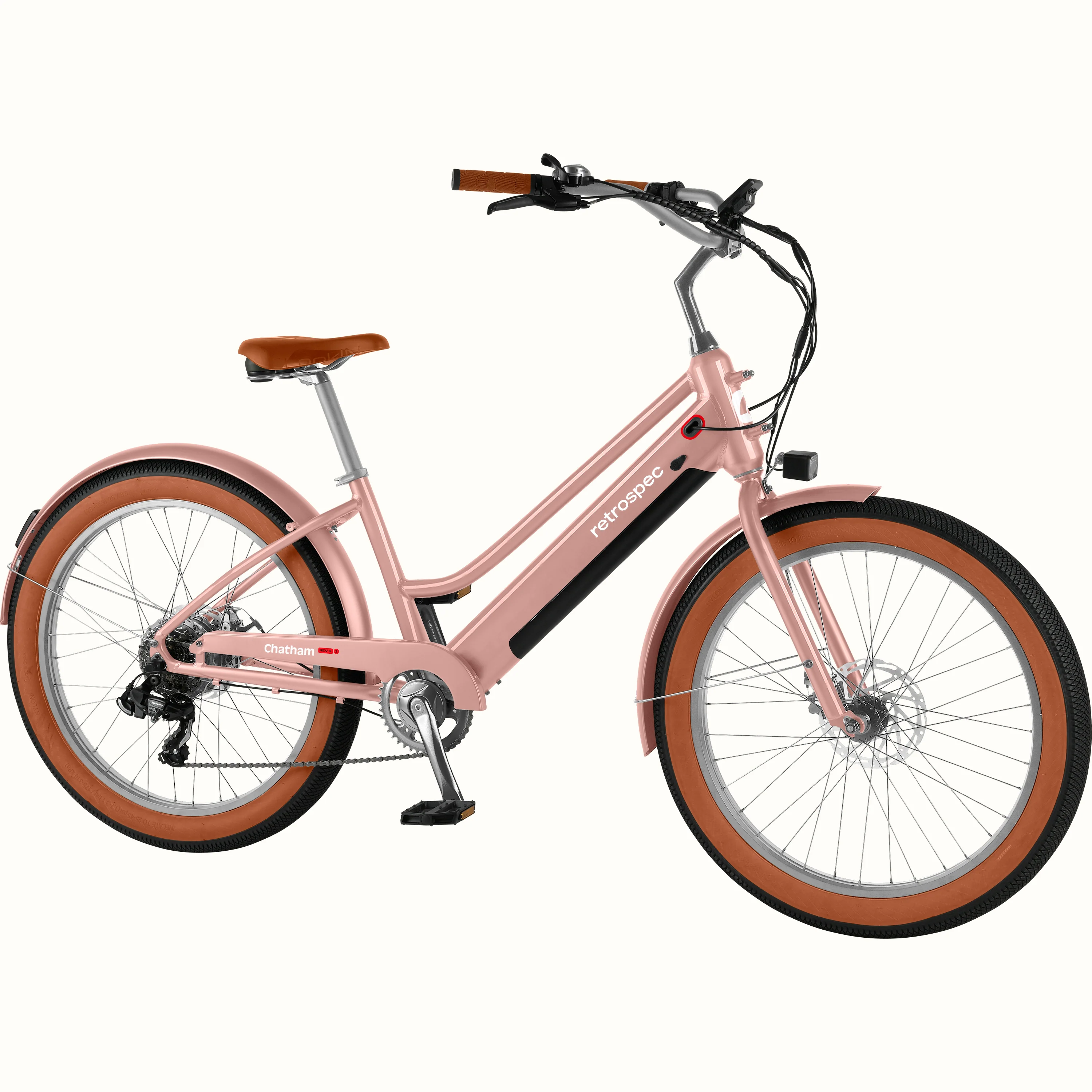 Chatham Rev+ 2 Beach Cruiser Electric Bike - Step Through - Image 15