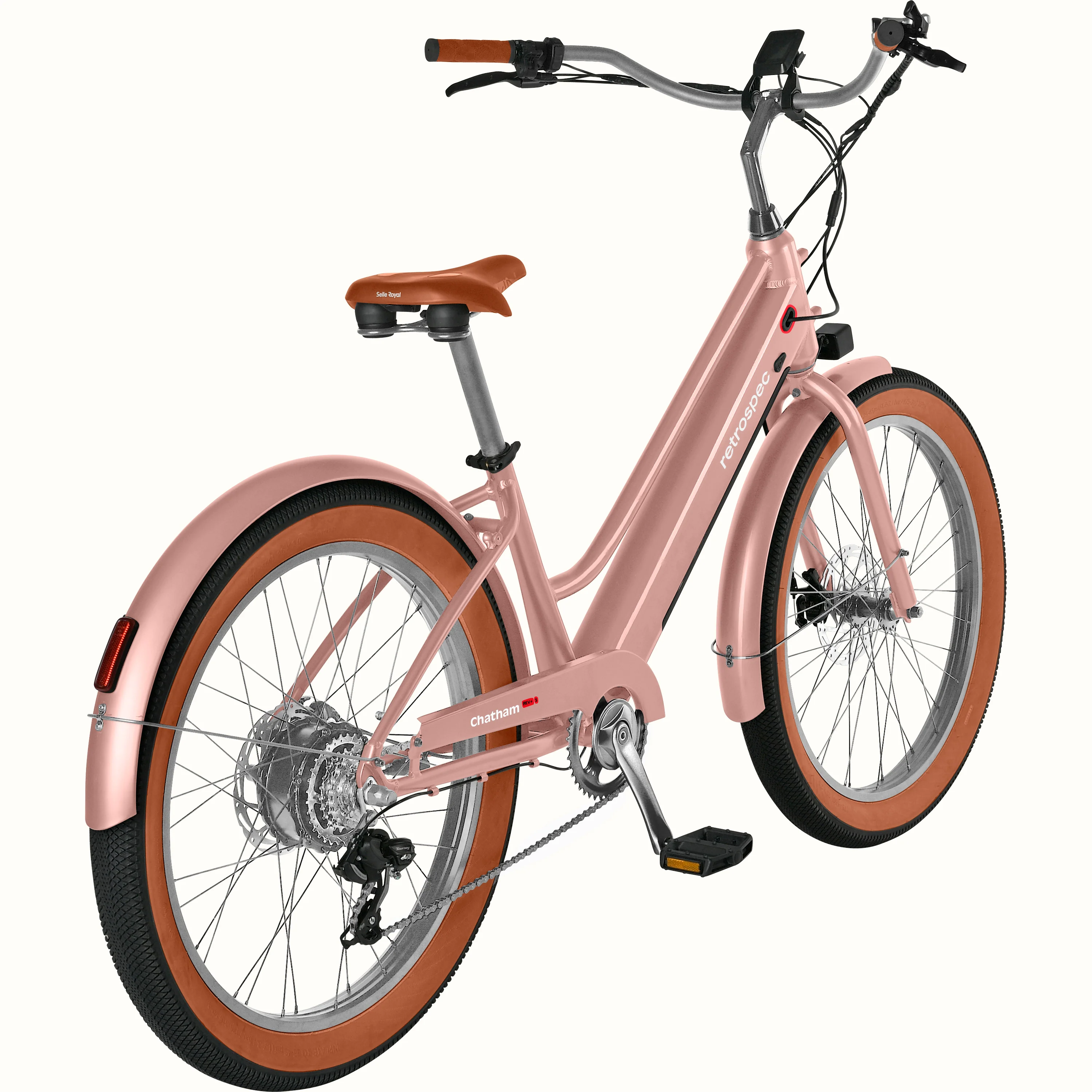 Chatham Rev+ 2 Beach Cruiser Electric Bike - Step Through - Image 17