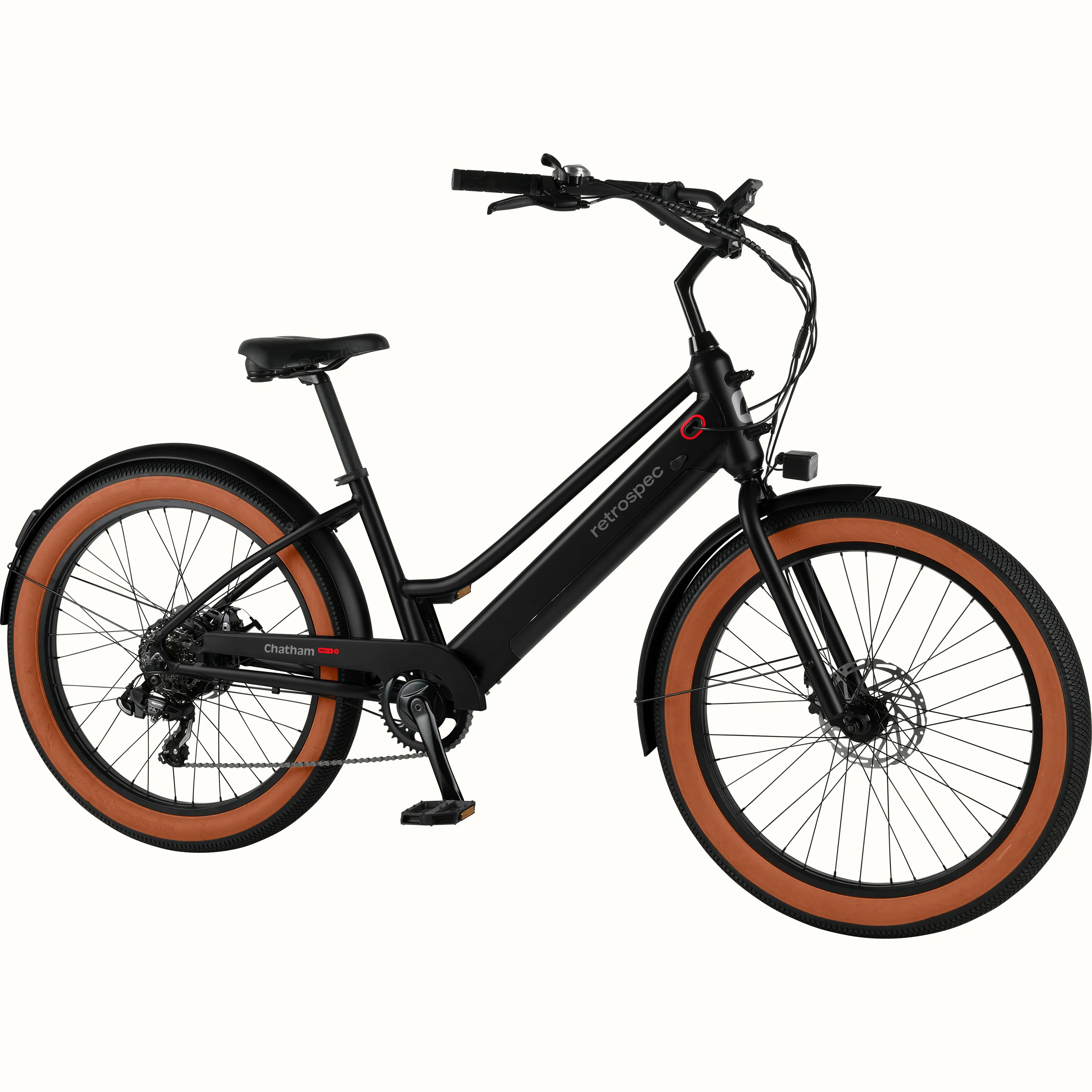 Chatham Rev+ 2 Beach Cruiser Electric Bike - Step Through - Image 21
