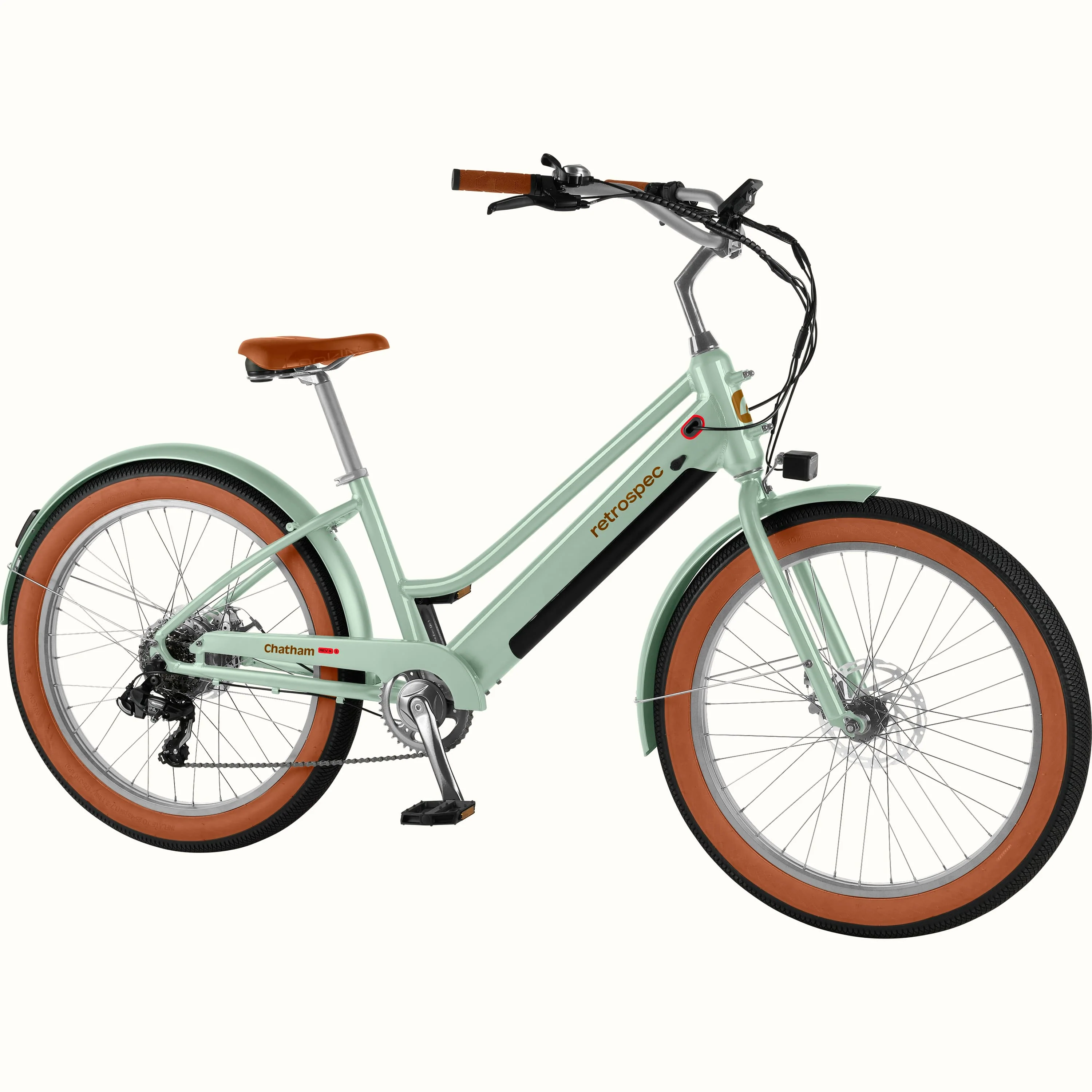 Chatham Rev+ 2 Beach Cruiser Electric Bike - Step Through - Image 3
