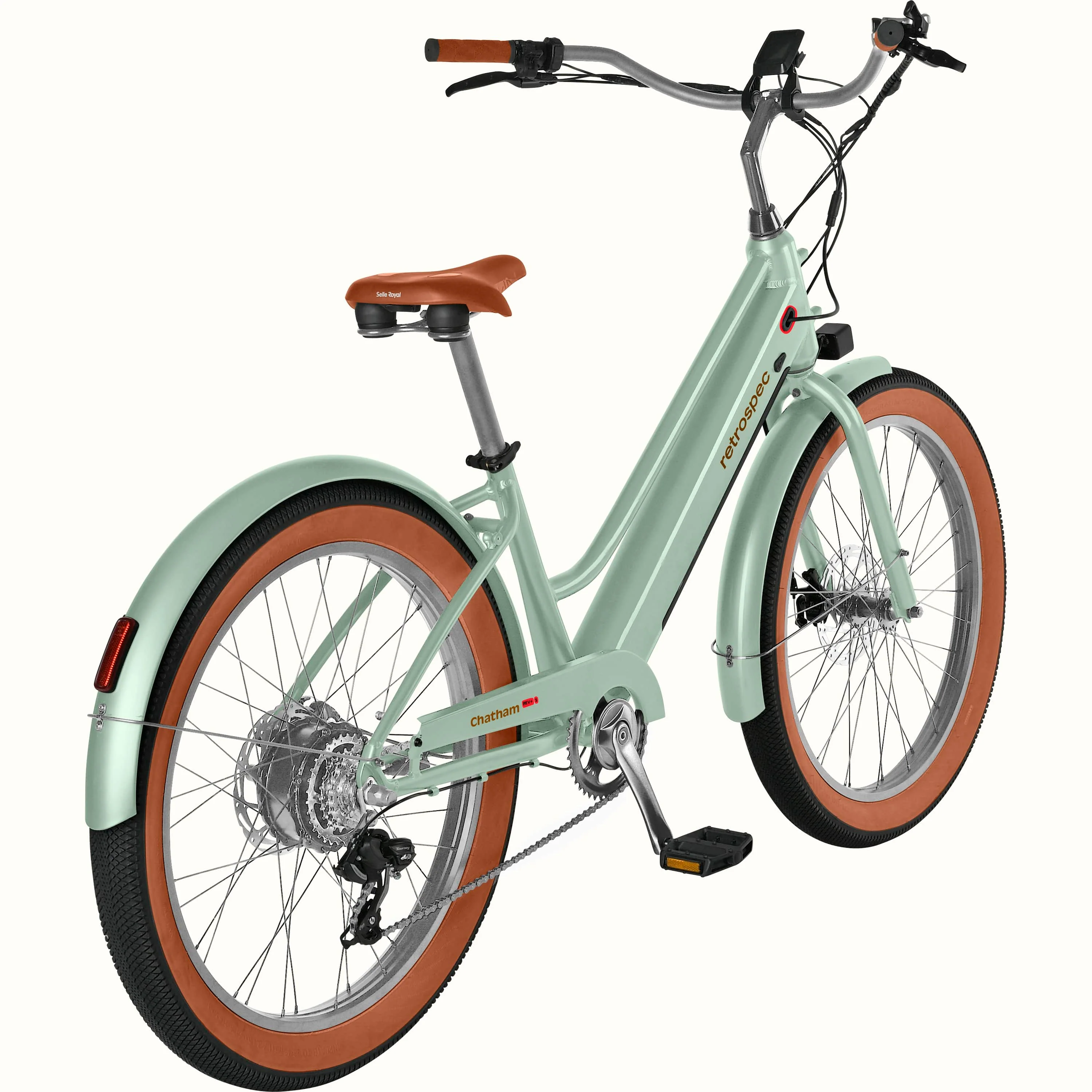 Chatham Rev+ 2 Beach Cruiser Electric Bike - Step Through - Image 5