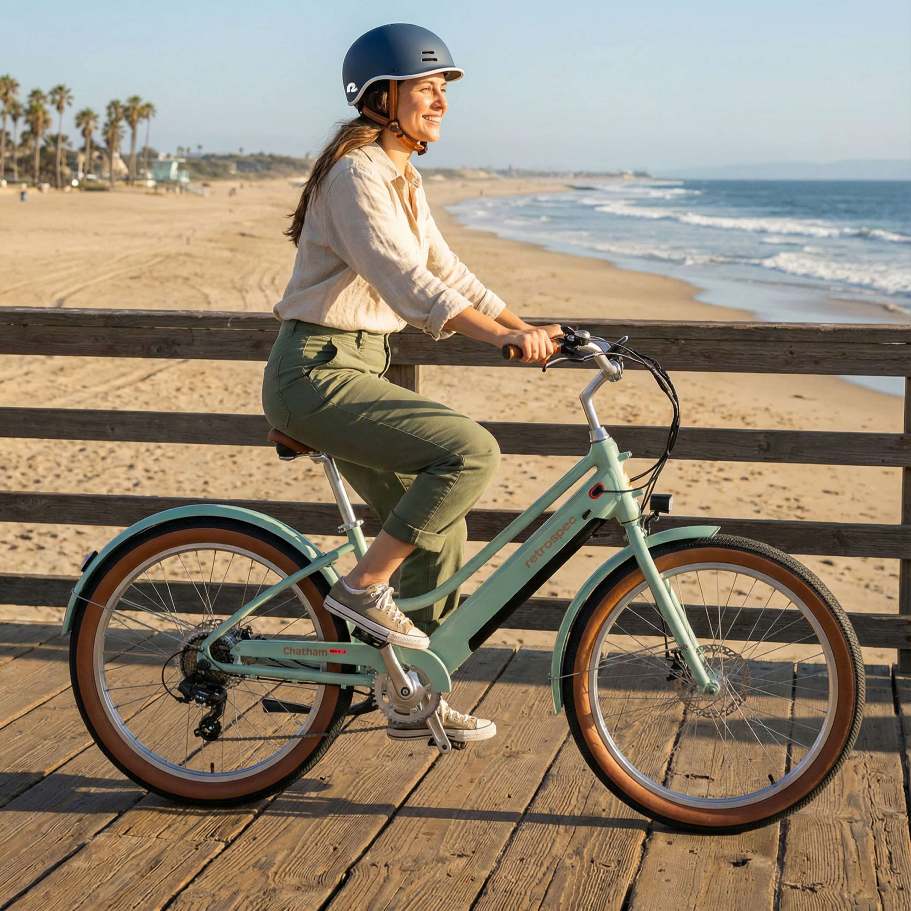 Chatham Rev+ 2 Beach Cruiser Electric Bike - Step Through - Image 8