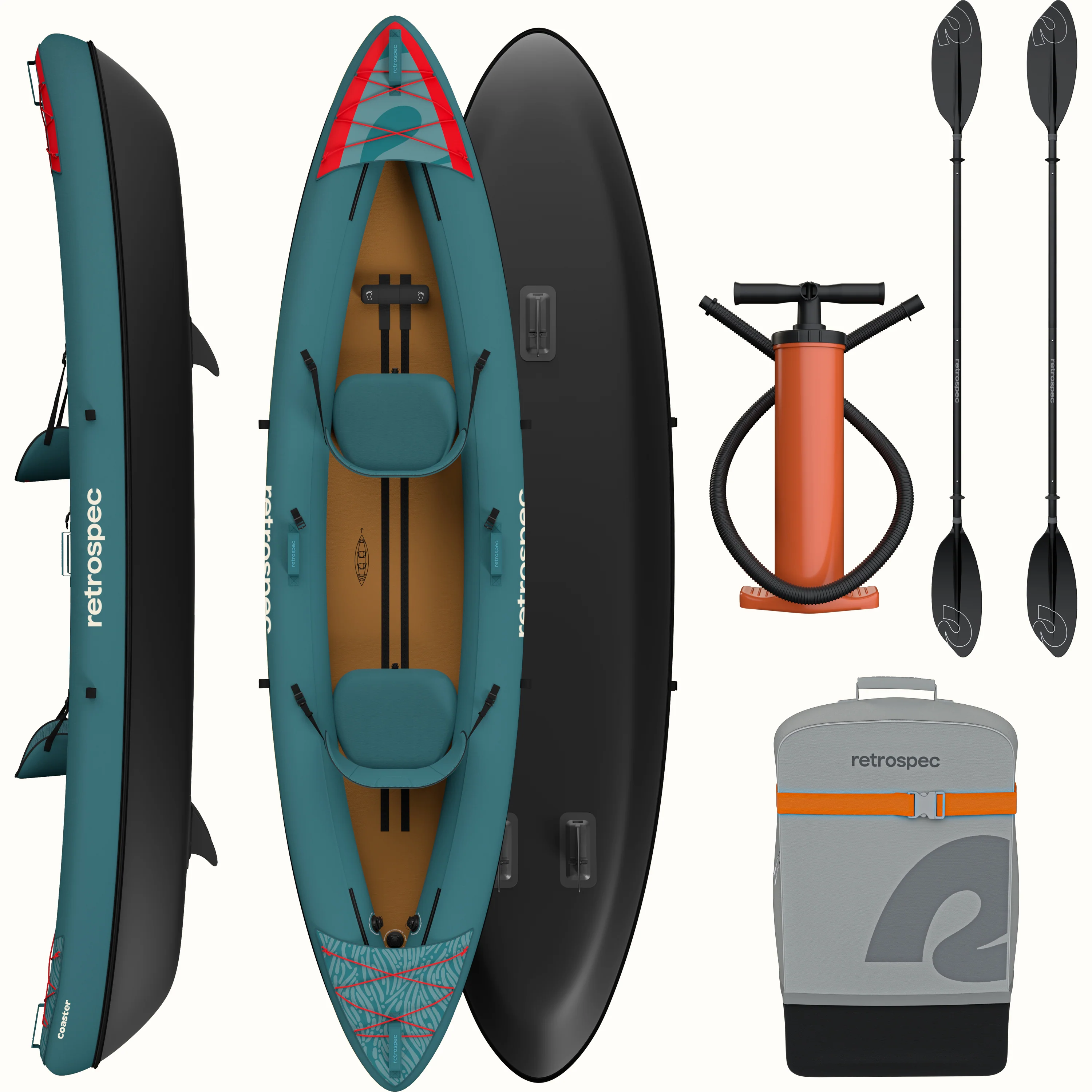 Coaster Inflatable Kayak - Tandem - Image 17