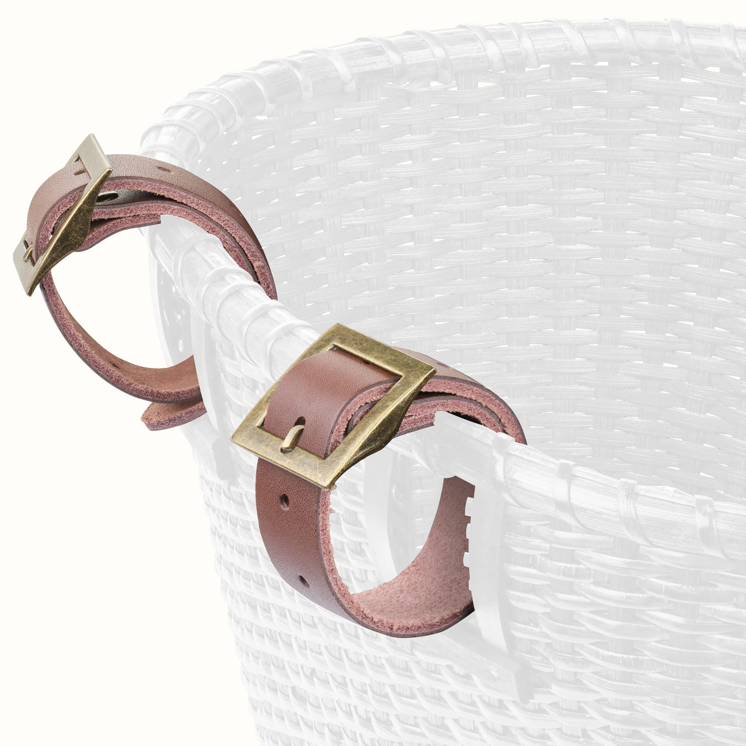 Dreamcatcher Handwoven Cane Bike Basket - Image 12