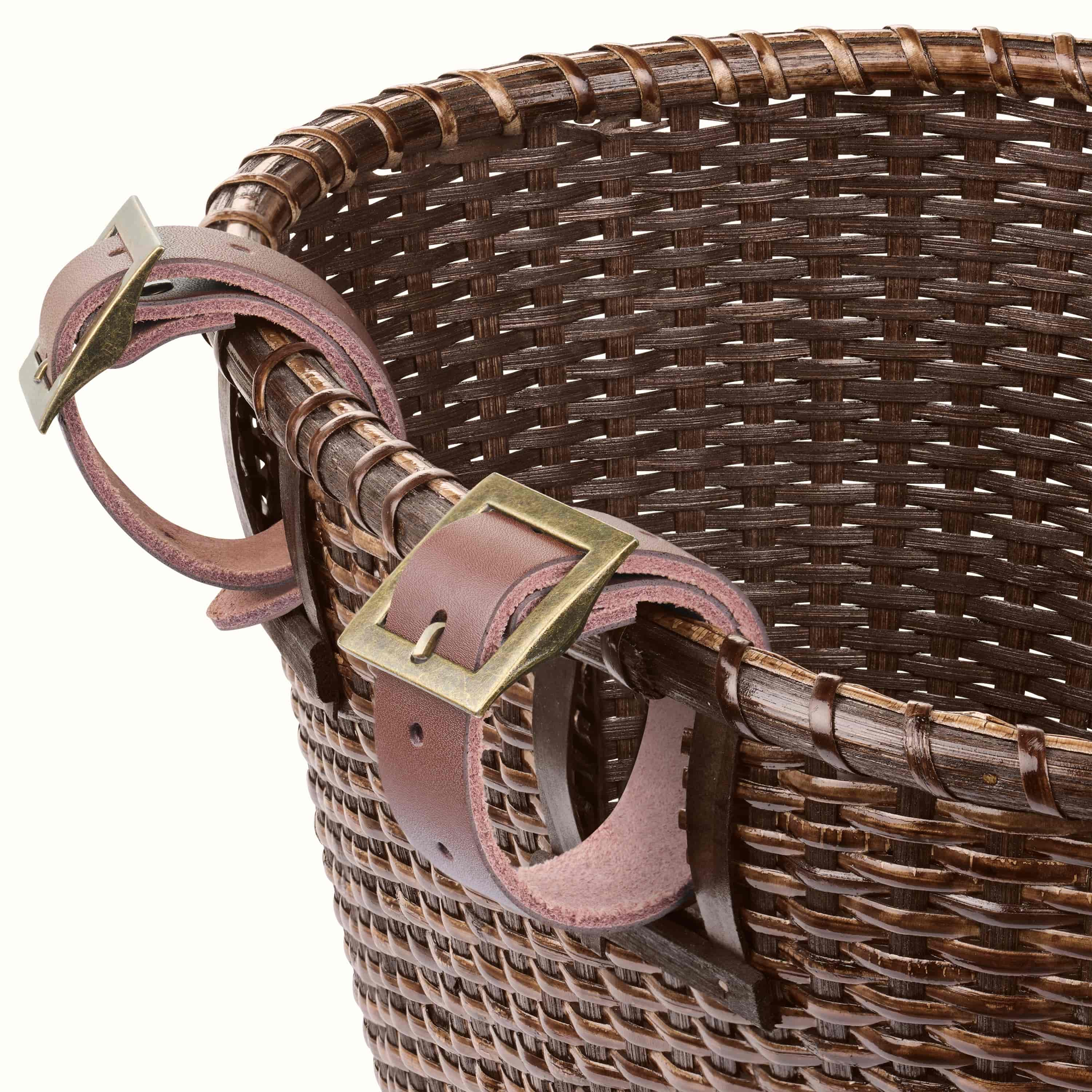 Dreamcatcher Handwoven Cane Bike Basket - Image 5