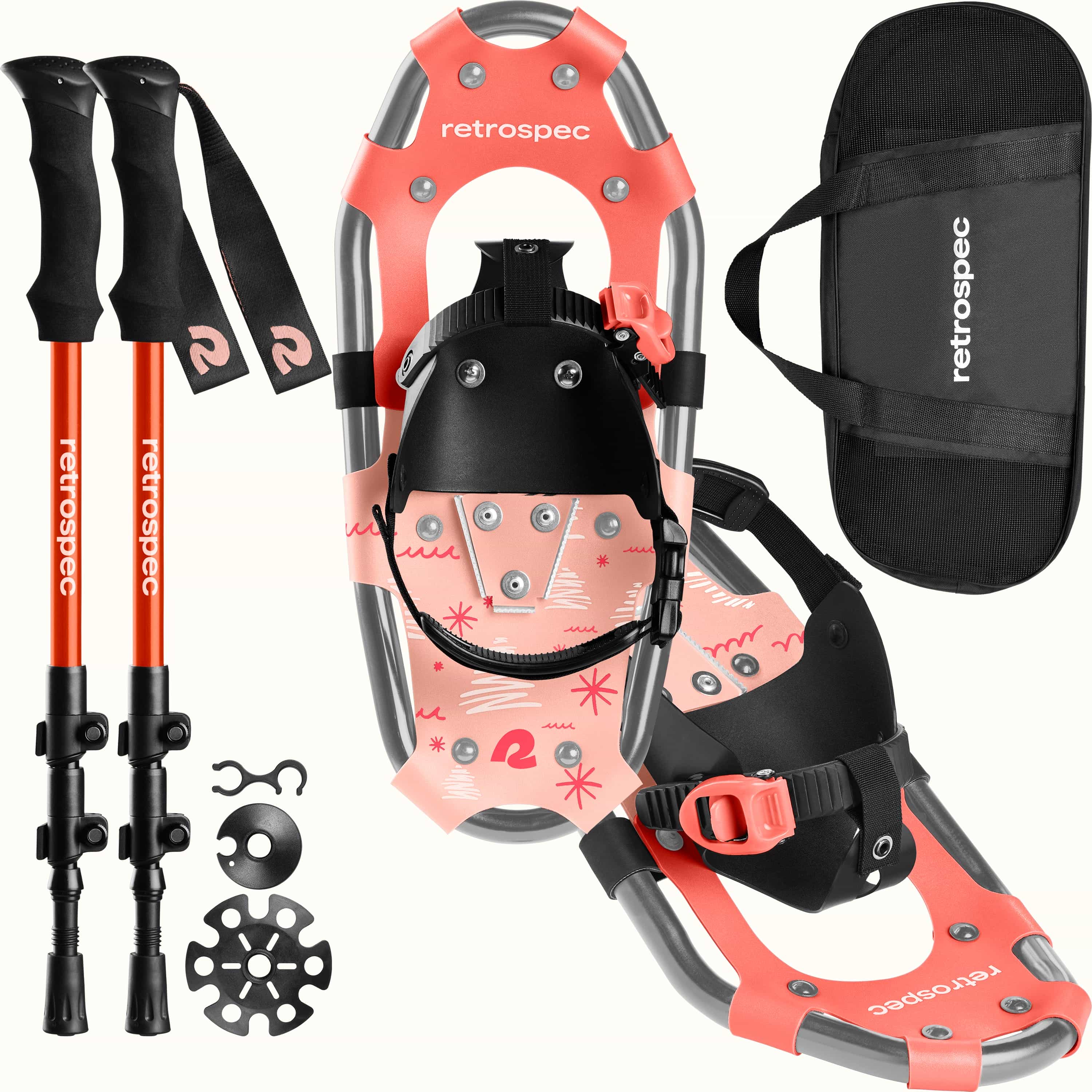 Drifter Kids Snowshoe Bundle With Trekking Poles - Image 12