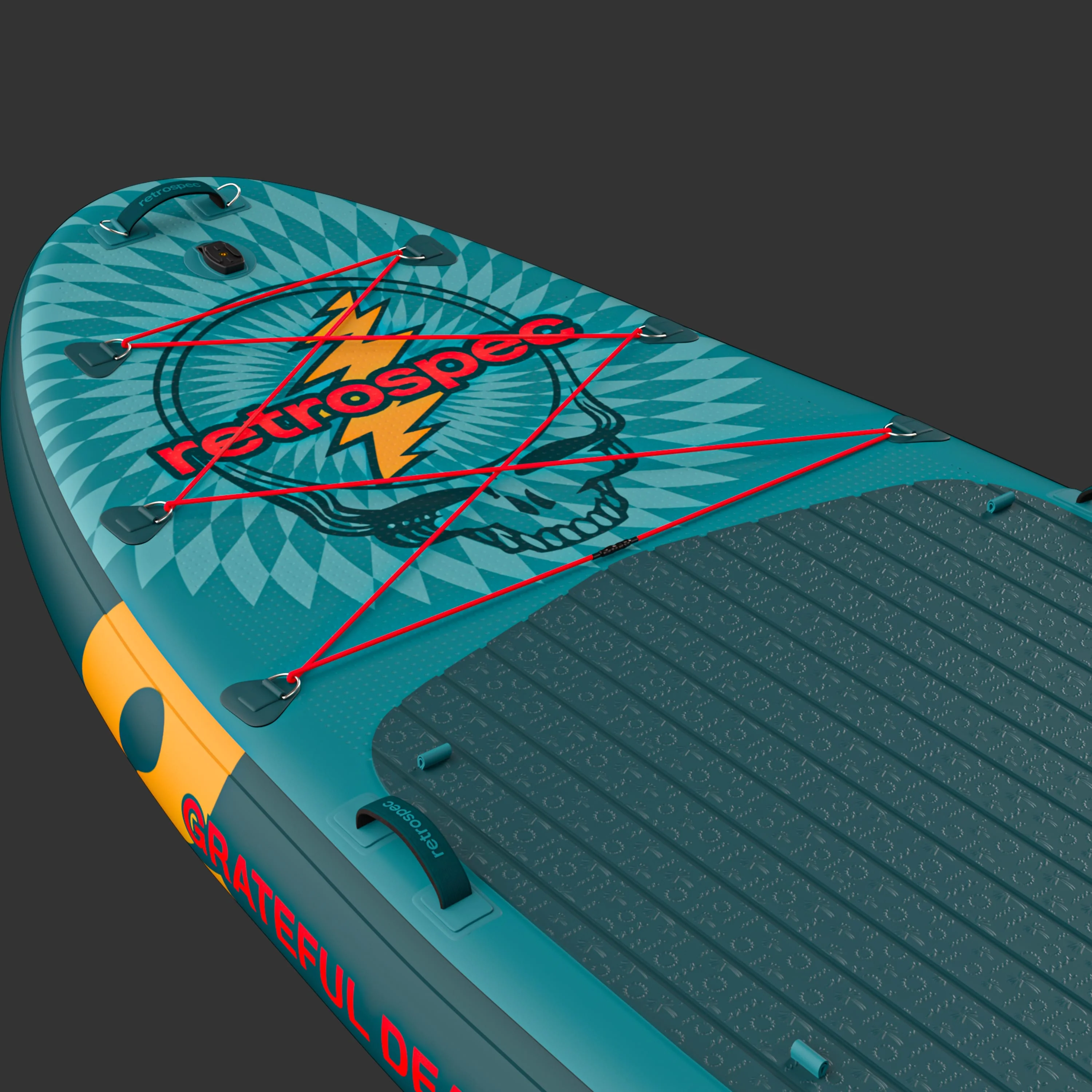 Grateful Dead Weekender Crew Multi-Person Inflatable Stand Up Paddle Board 12’ - Image 4