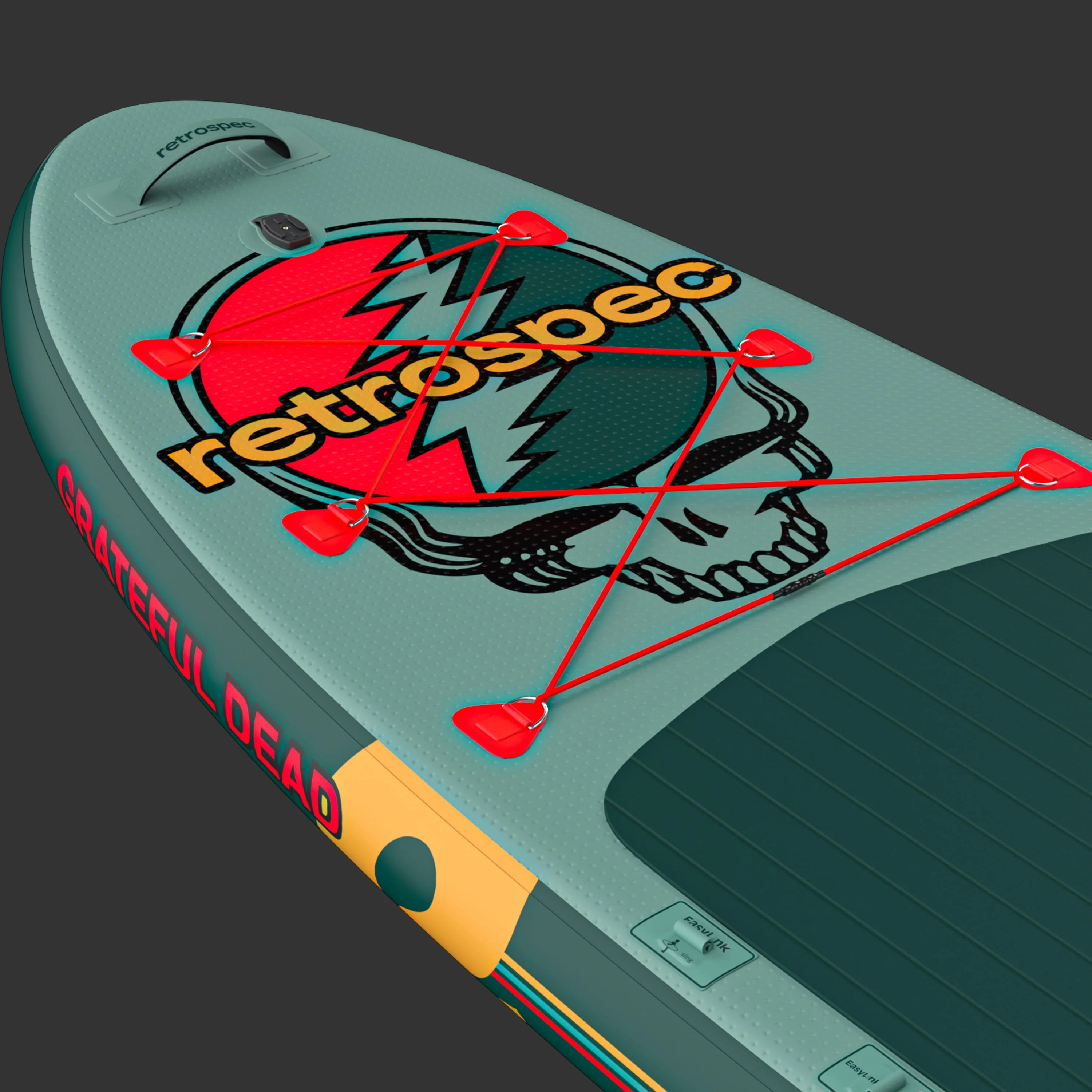 Grateful Dead Weekender Plus Inflatable Stand Up Paddle Board Kayak Hybrid 10'6" - Image 6