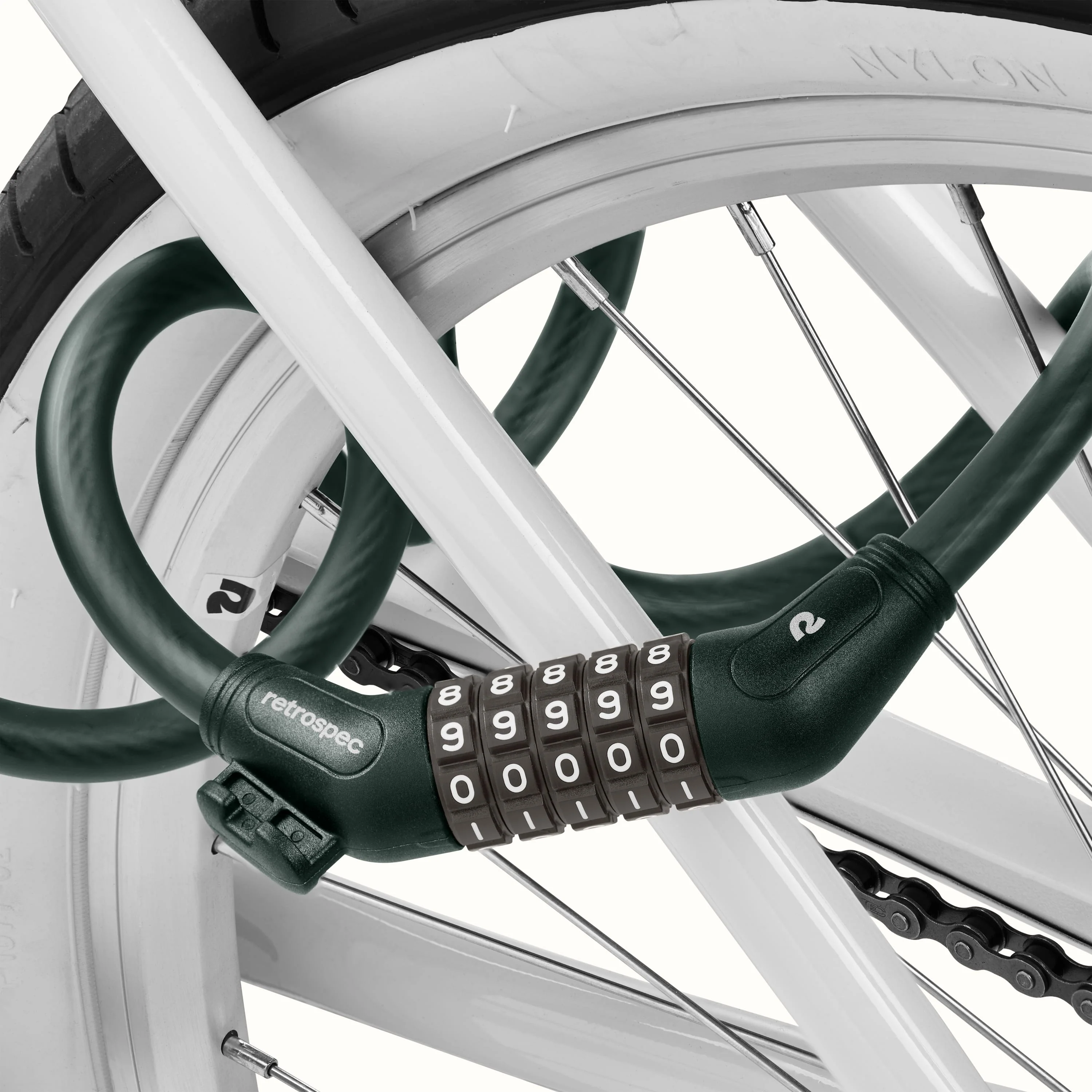 Grizzly Plus Integrated Combo Cable Bike Lock - 12mm - Image 10