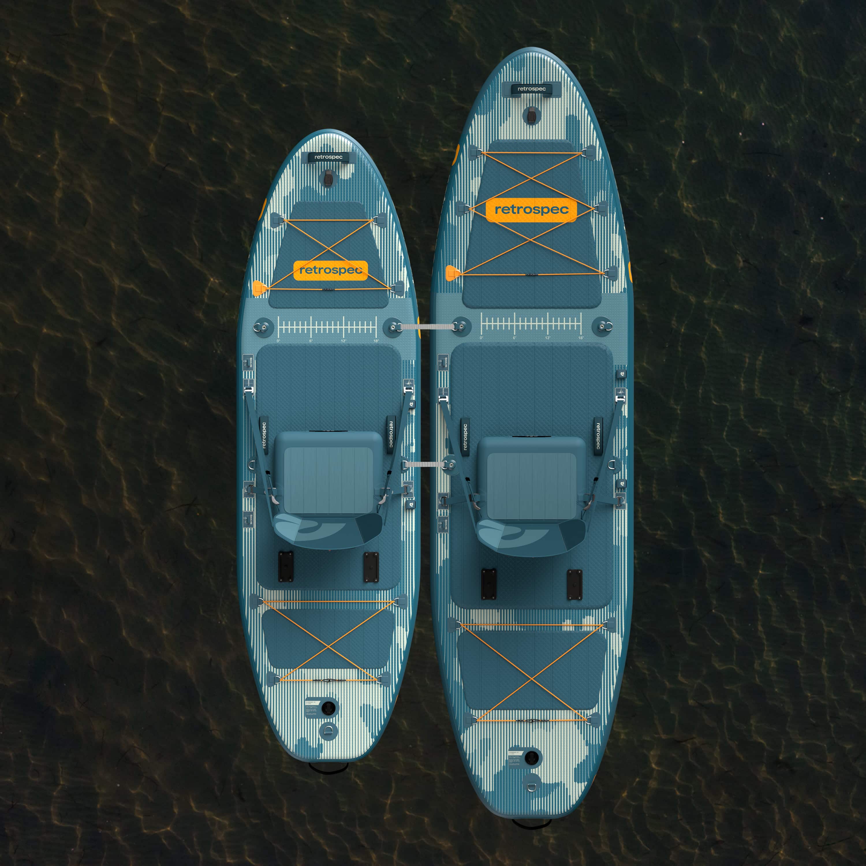 June Inflatable Fishing Paddle Board Kayak Hybrid 11’6” - Image 13