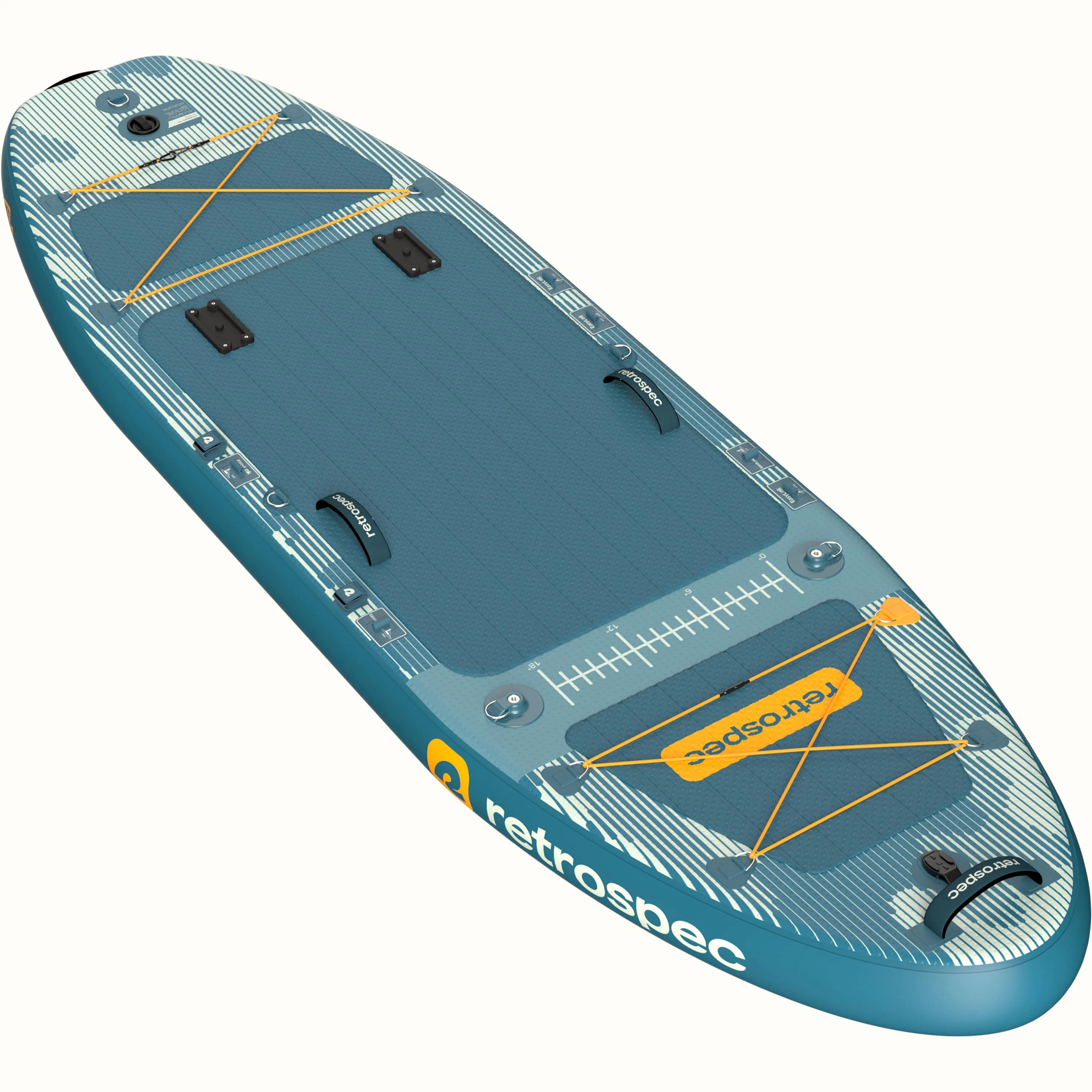 June Nano Kids Inflatable Fishing Paddle Board Kayak Hybrid 9'6" - Image 14