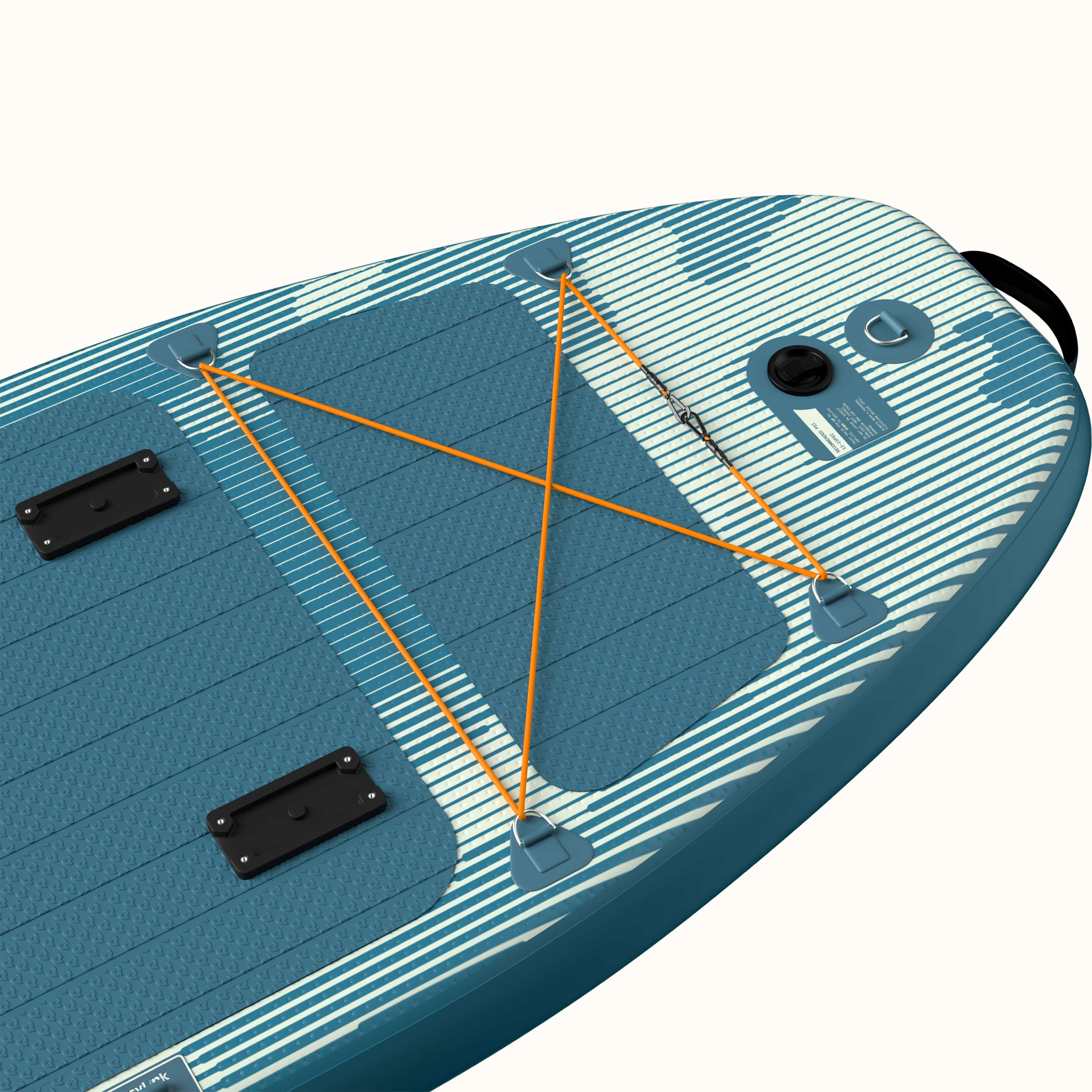 June Nano Kids Inflatable Fishing Paddle Board Kayak Hybrid 9'6" - Image 16