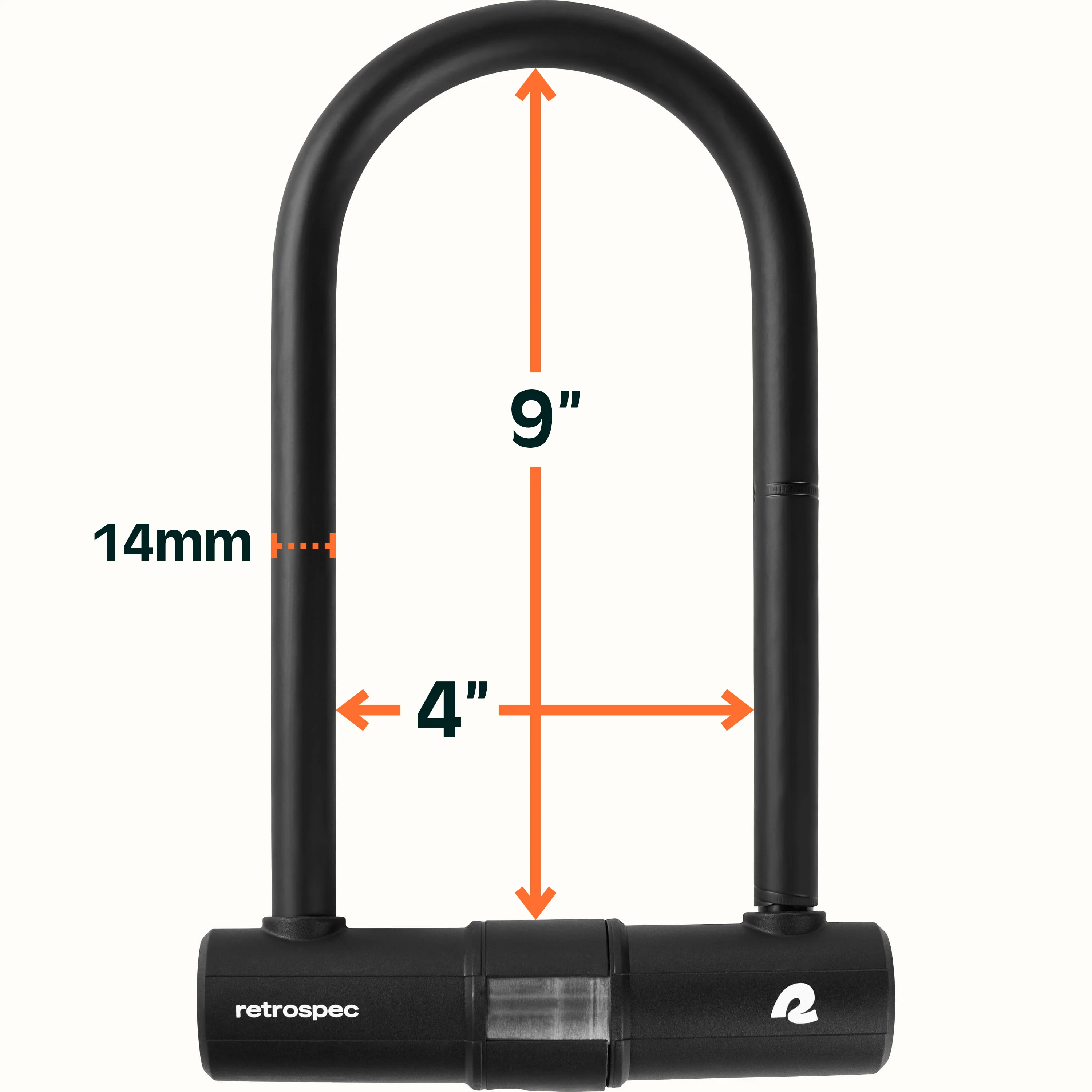 Lookout U-Lock Bike Lock - 14mm - Image 3