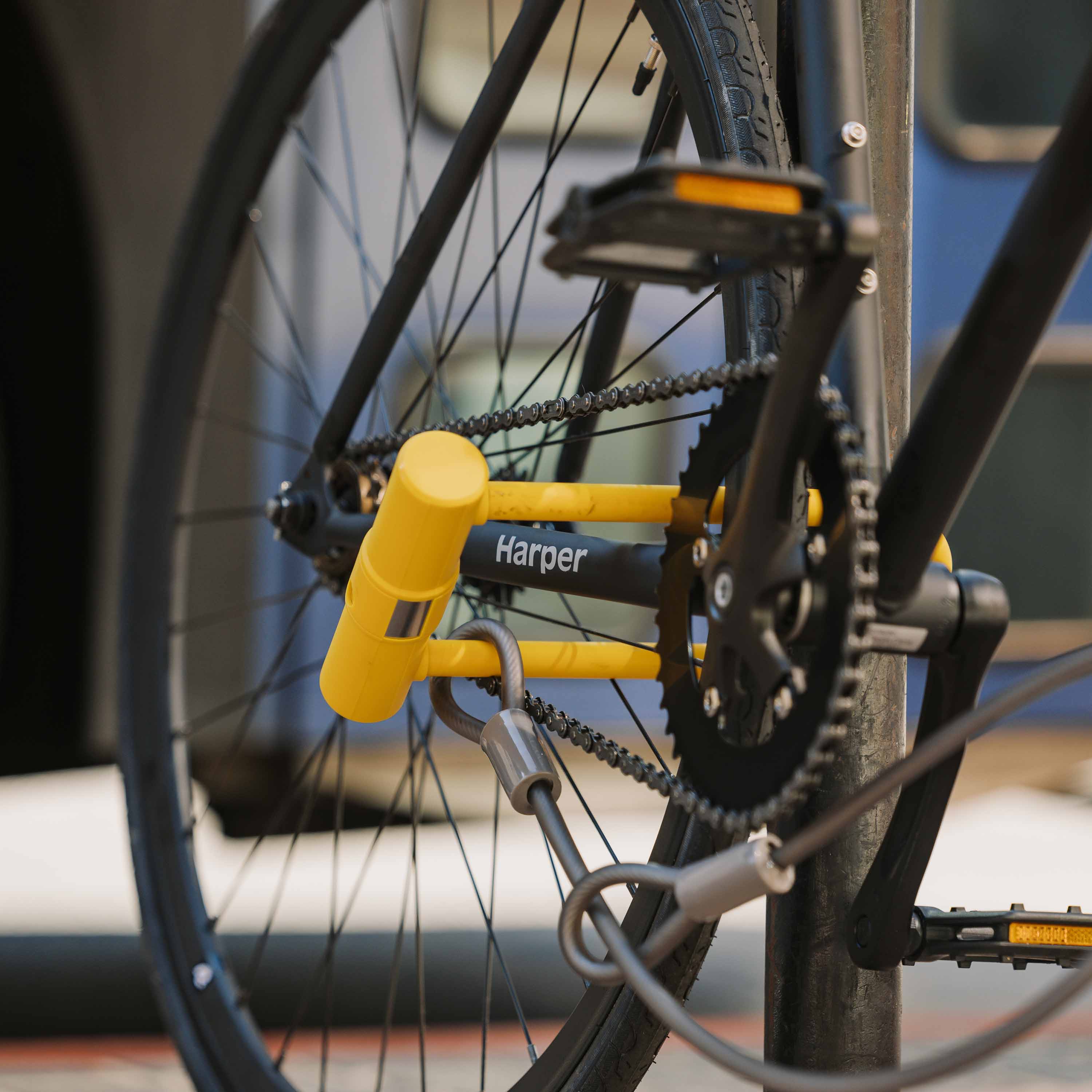 Lookout U-Lock Bike Lock With Cable - 14mm - Image 10