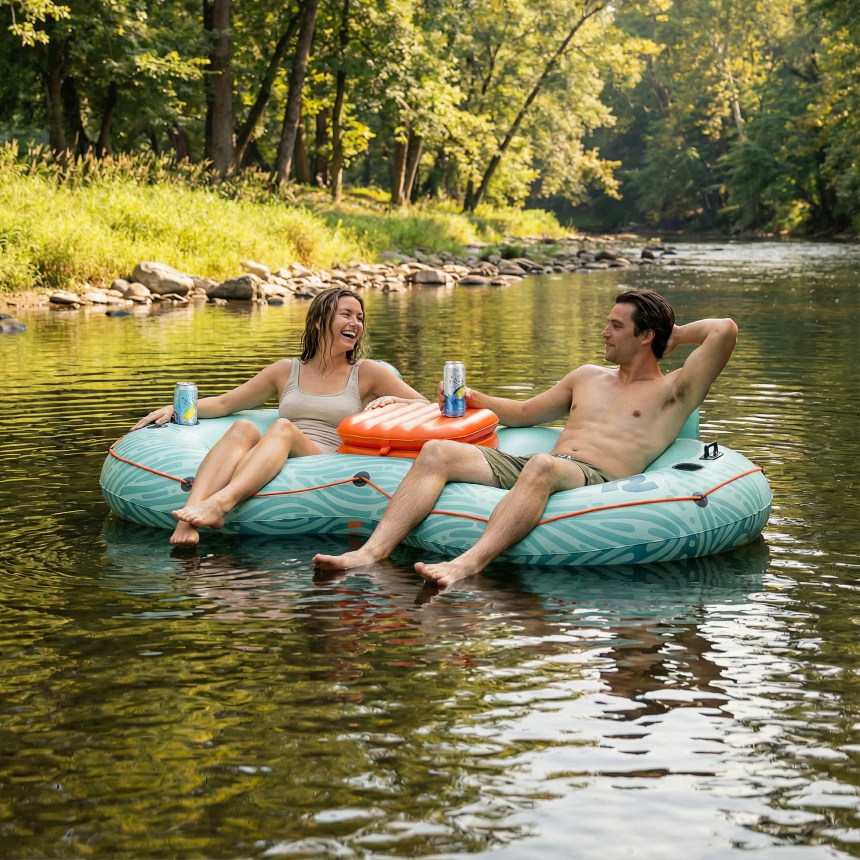 Siesta Float Double Inflatable River Tube 90” - Image 11