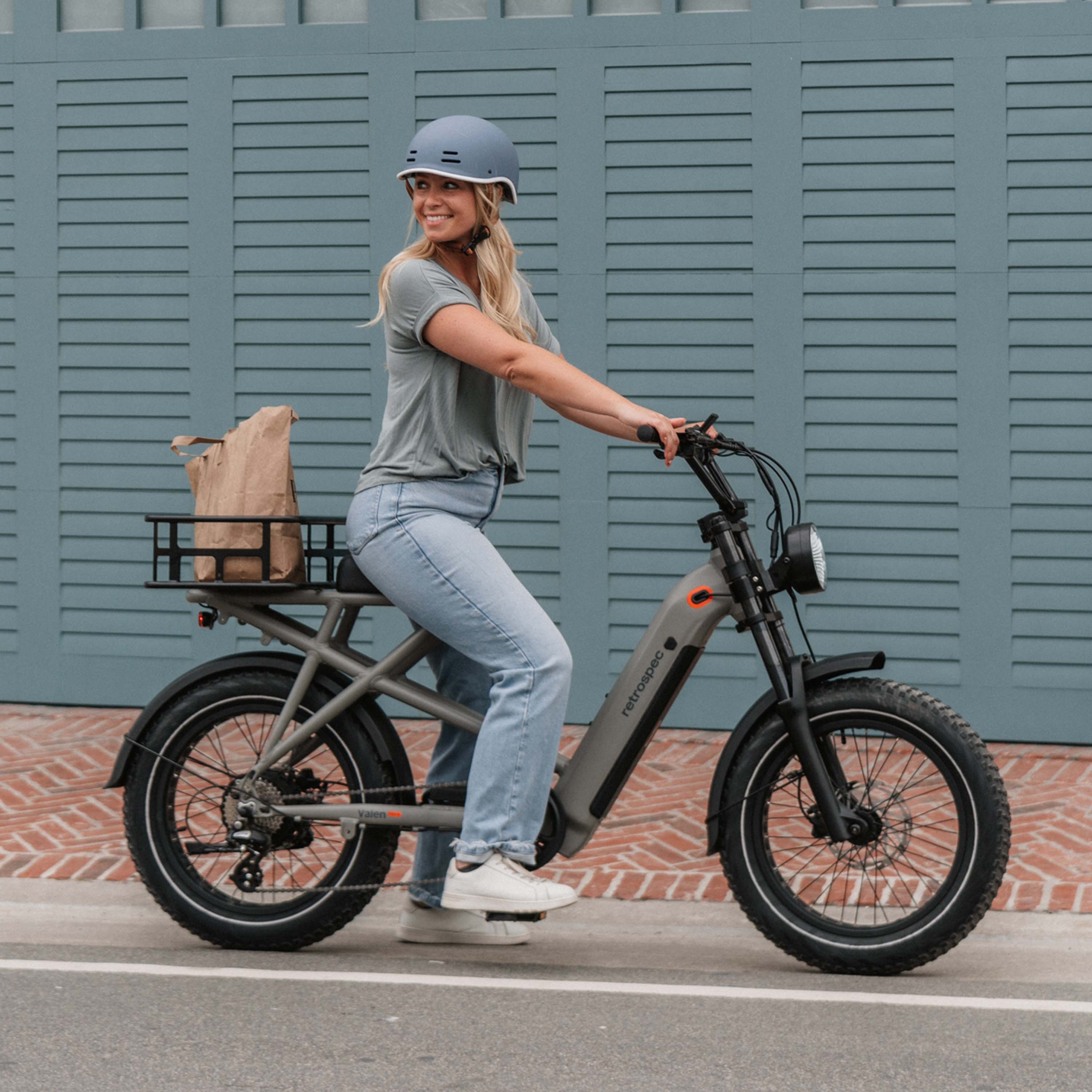 Valen Rev+ Fat Tire Electric Bike - Step Through - Image 10