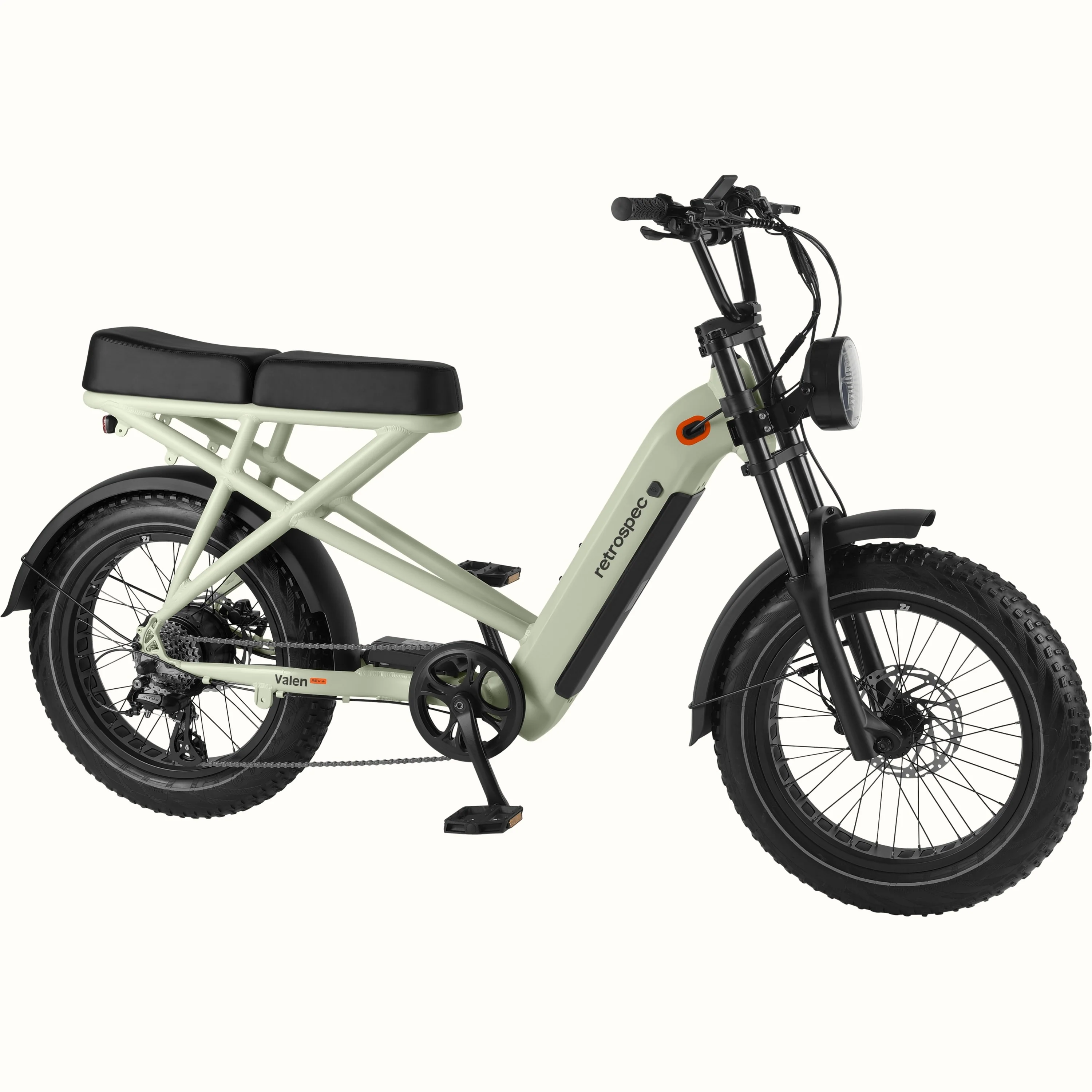 Valen Rev+ Fat Tire Electric Bike - Step Through - Image 11