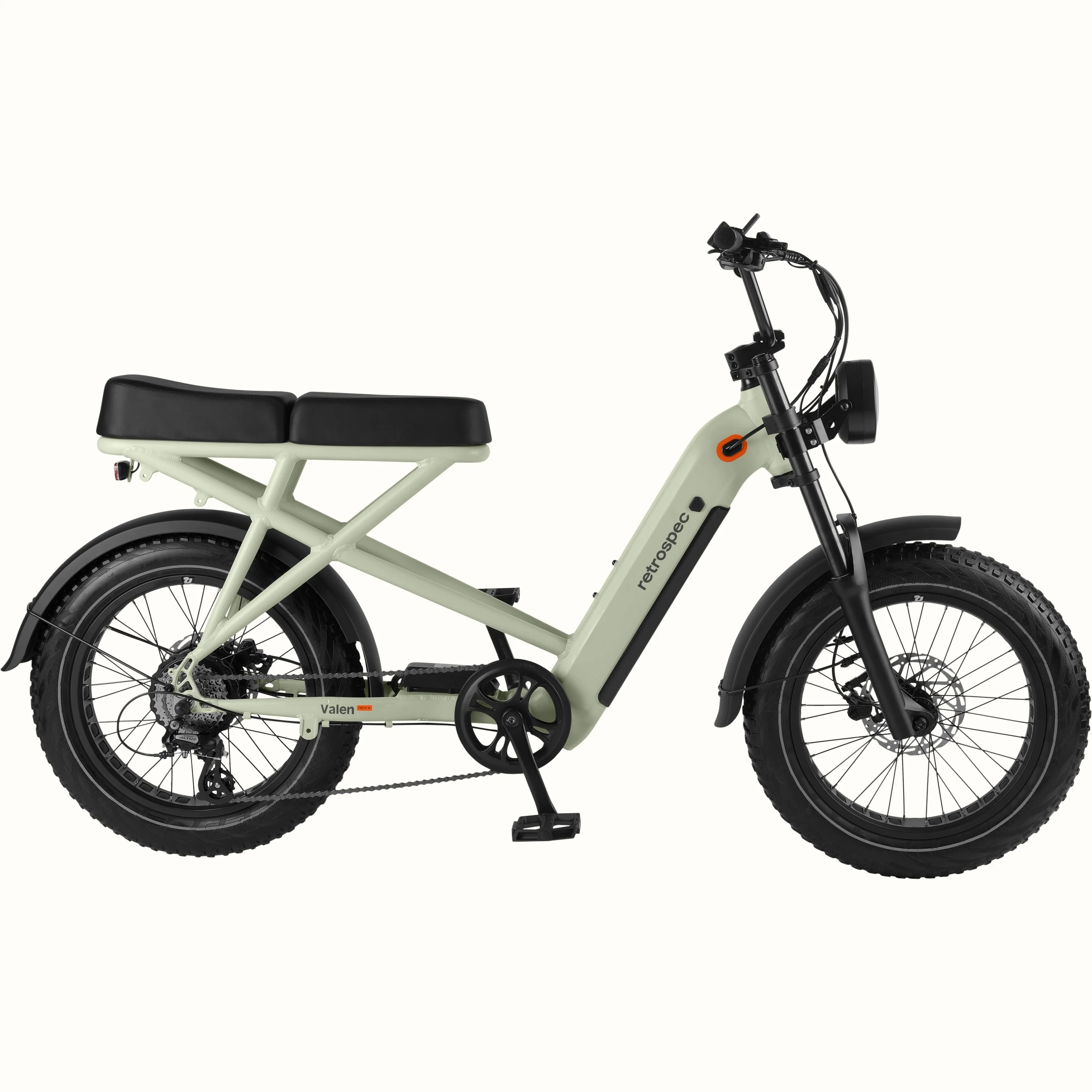 Valen Rev+ Fat Tire Electric Bike - Step Through - Image 9