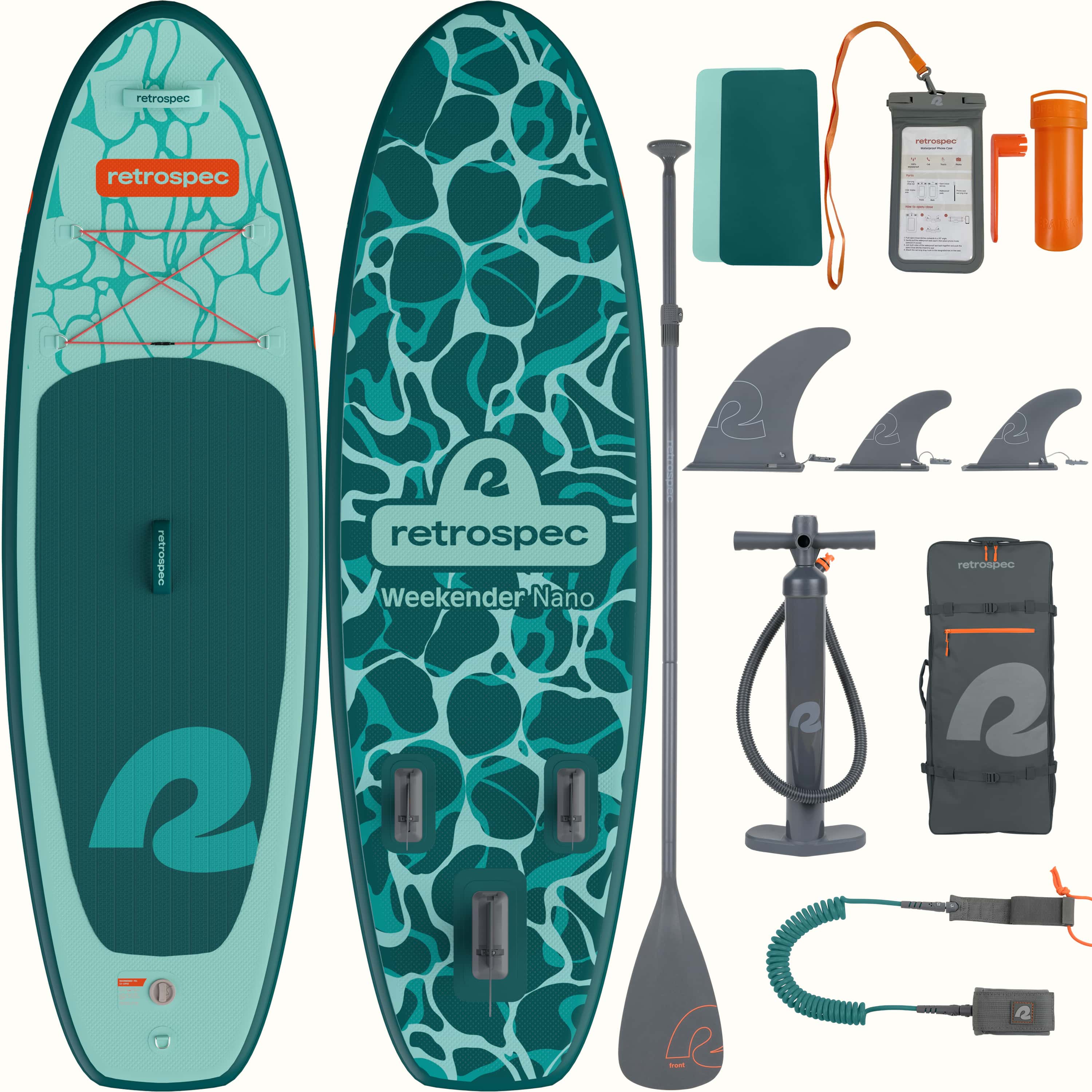 Weekender Nano Kids Inflatable Stand Up Paddle Board 8’6" - Image 15