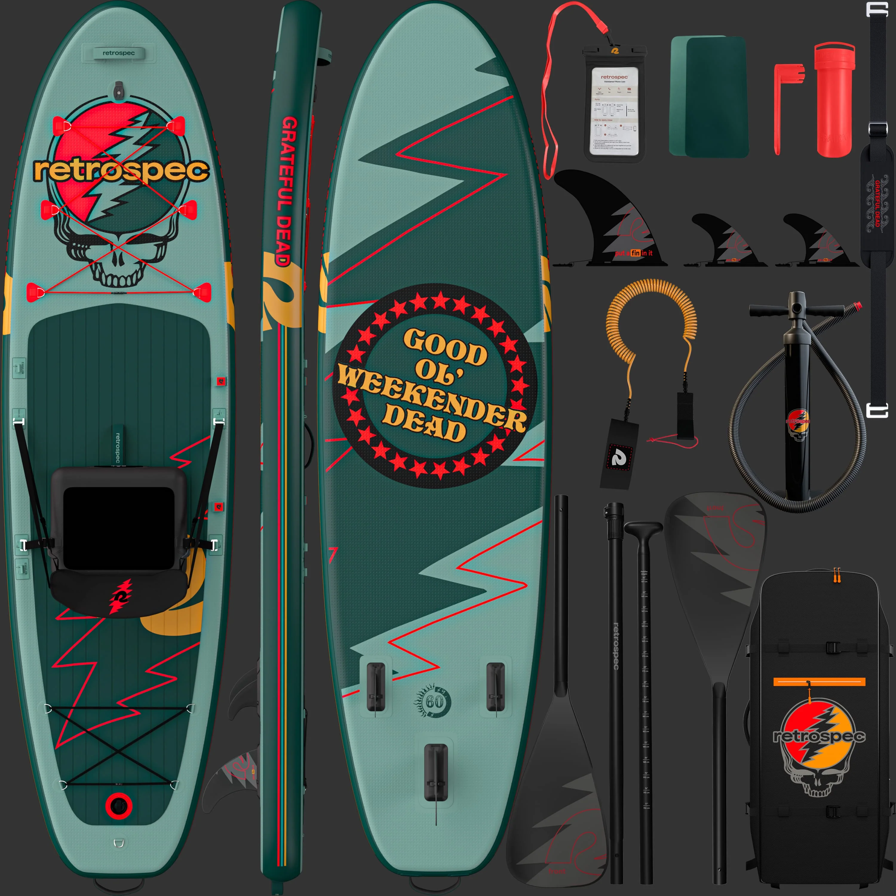 Weekender Plus Inflatable Stand Up Paddle Board Kayak Hybrid 10'6" - Image 21